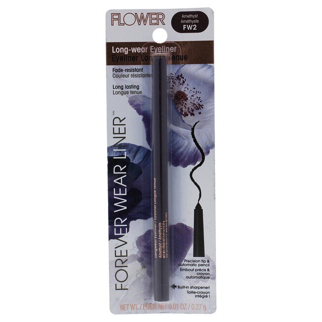 Forever Wear Liner Long-Wear Eyeliner - FW2 Amethyst by Flower Beauty for Women - 0.01 oz Eyeliner, NA, hi-res image number null