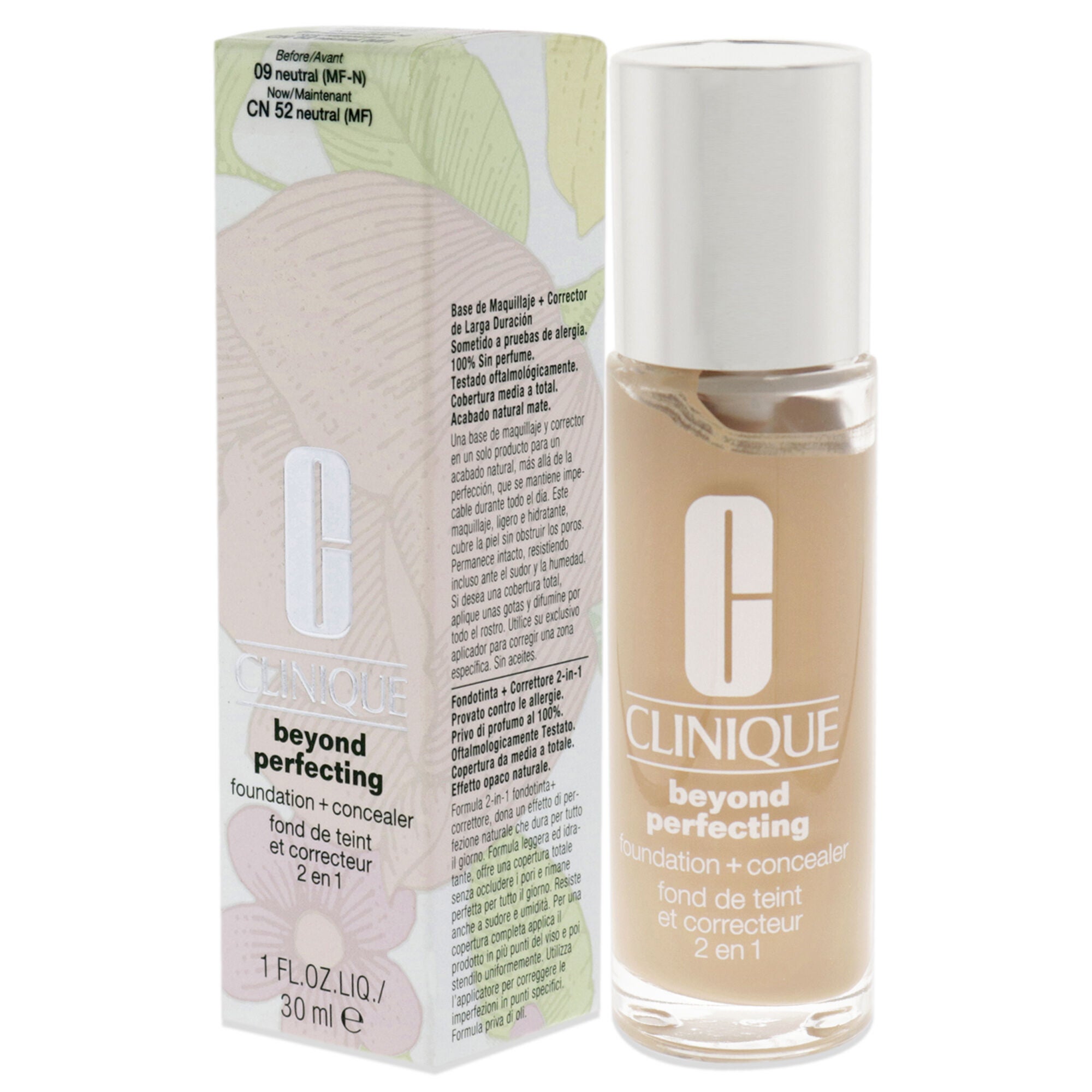 Beyond Perfecting Foundation Plus Concealer - 9 Neutral MF-N by Clinique for Women - 1 oz Makeup, , alternate image number 8