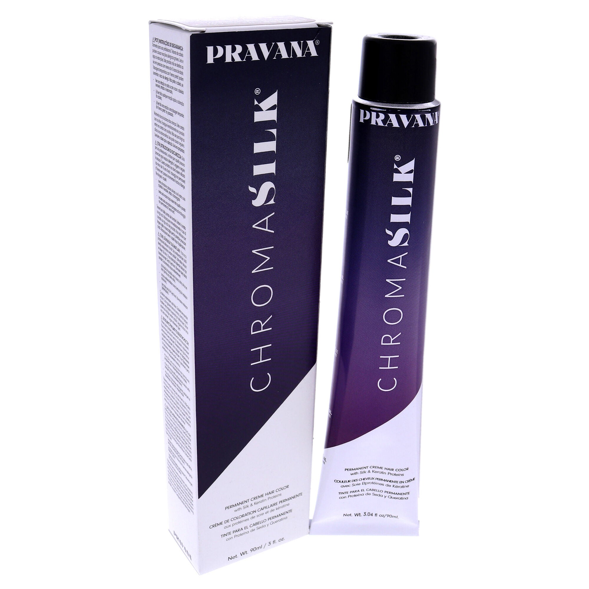 ChromaSilk Creme Hair Color - 4.20 Bright Beige Brown by Pravana for Unisex - 3 oz Hair Color, See Description, alternate image number 3