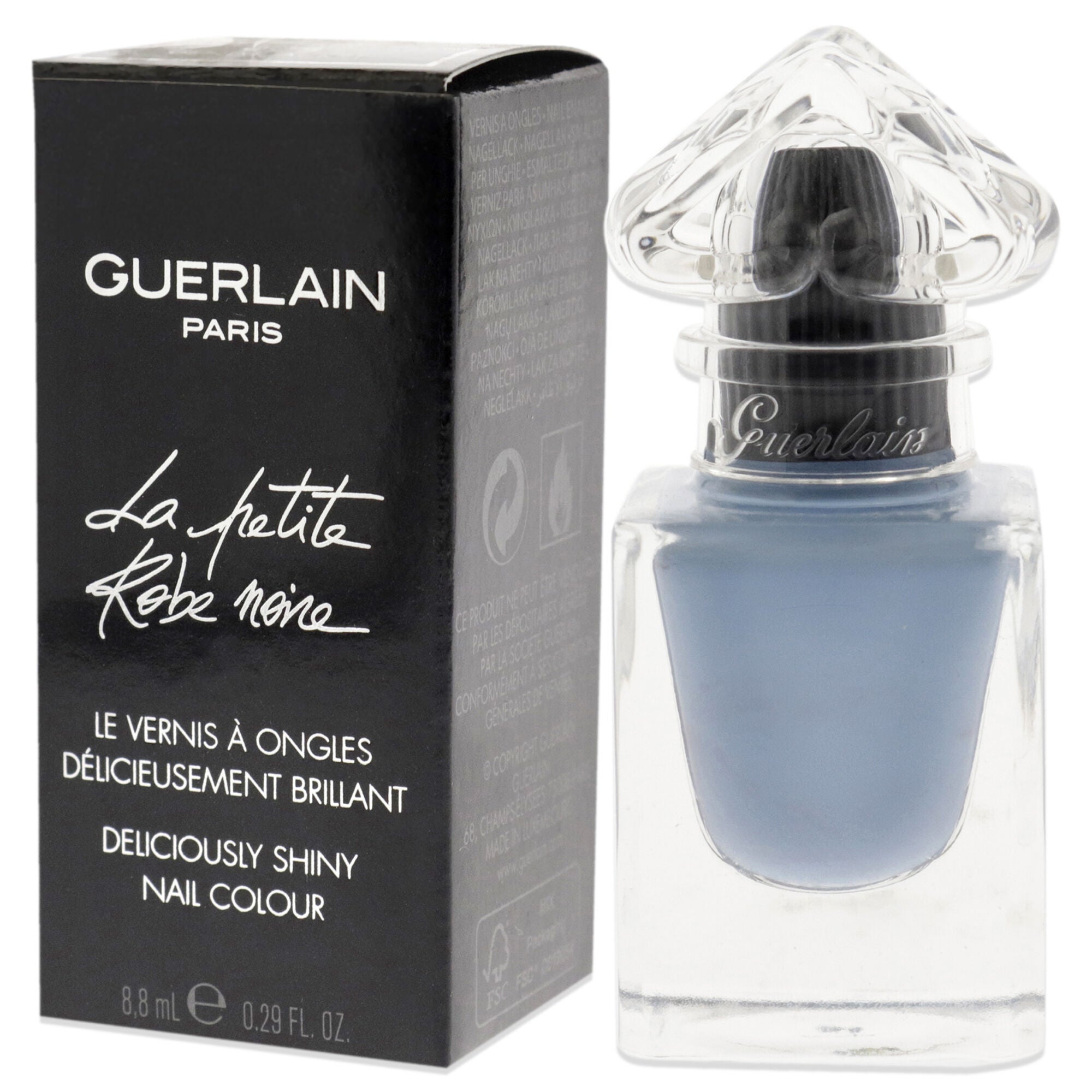La Petite Robe Noire Deliciously Shiny Nail Colour - 008 Denim Jacket by Guerlain for Women - 0.29 oz Nail Polish, , alternate image number 8