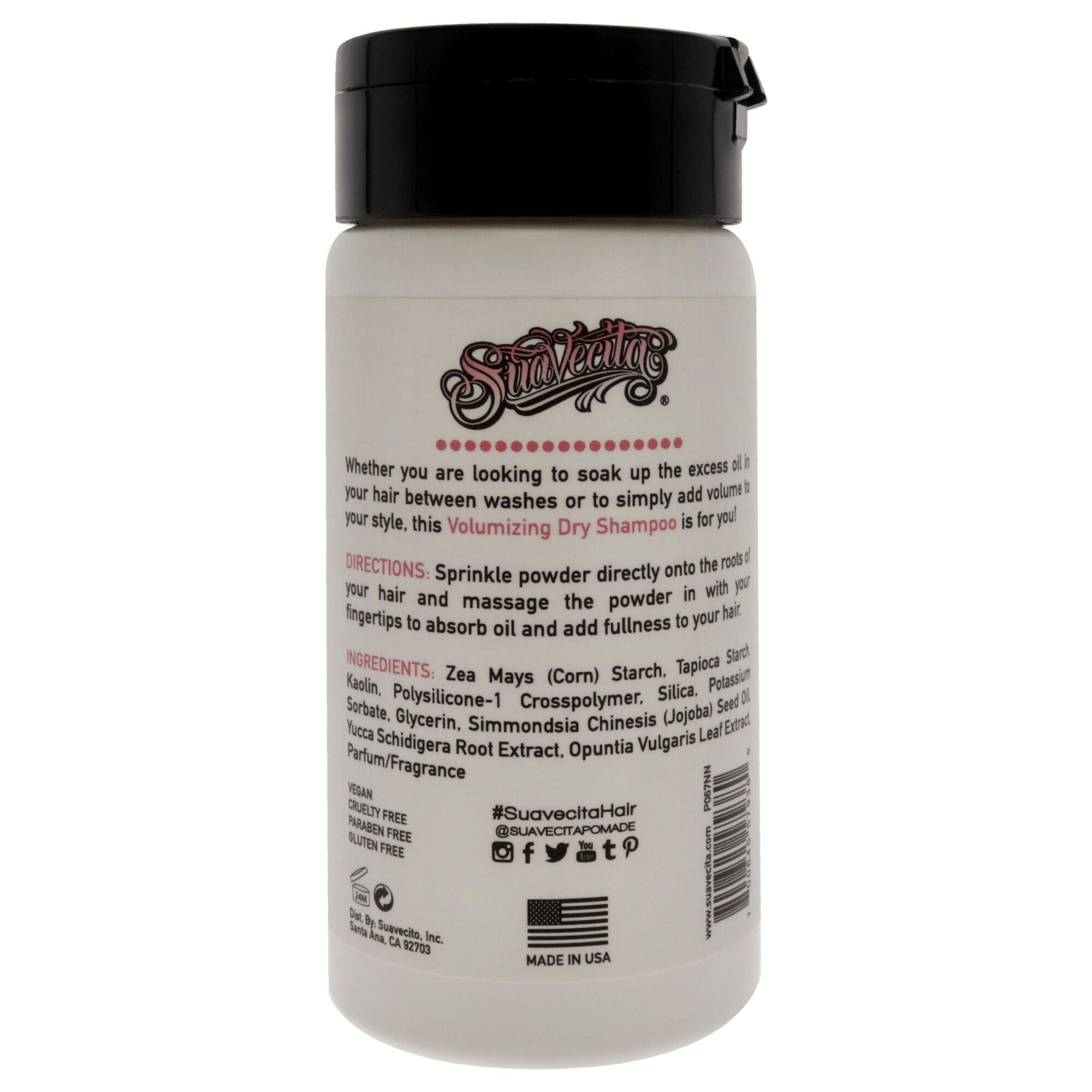 Volumizing Dry Shampoo Spray by Suavecito for Women - 1.76 oz Shampoo, See Description, alternate image number 1