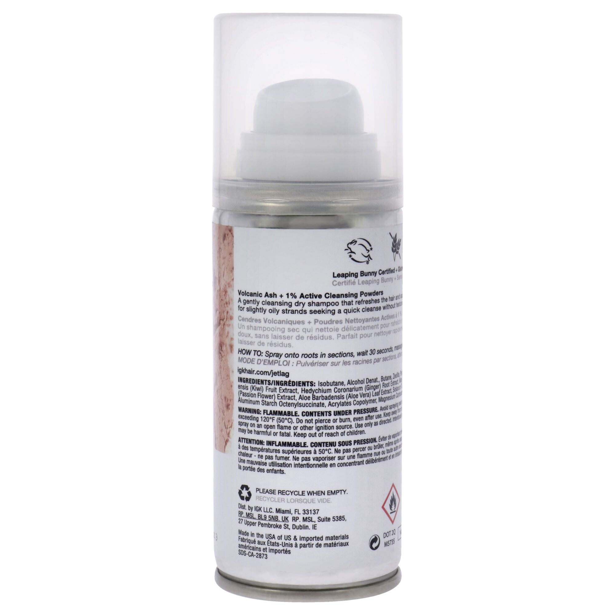 Jet Lag Weightless Dry Shampoo by IGK for Unisex - 2 oz Dry Shampoo, See Description, alternate image number 1