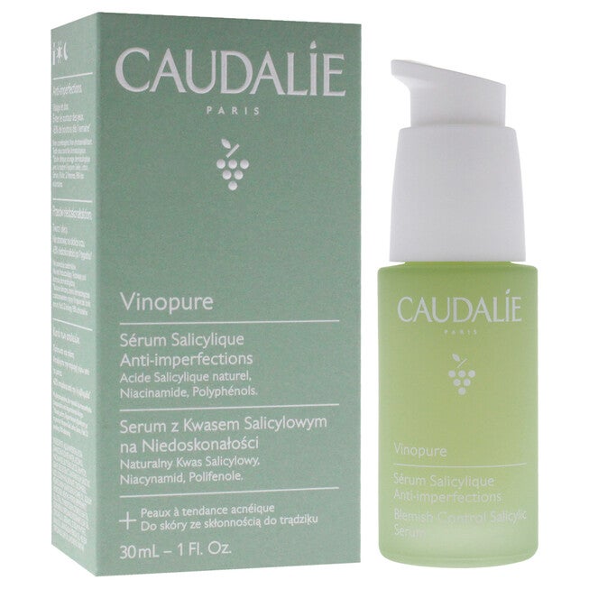 Vinopure Natural Salicylic Acid Pore Minimizing Serum by Caudalie for Unisex - 1 oz Serum, NA, alternate image number null