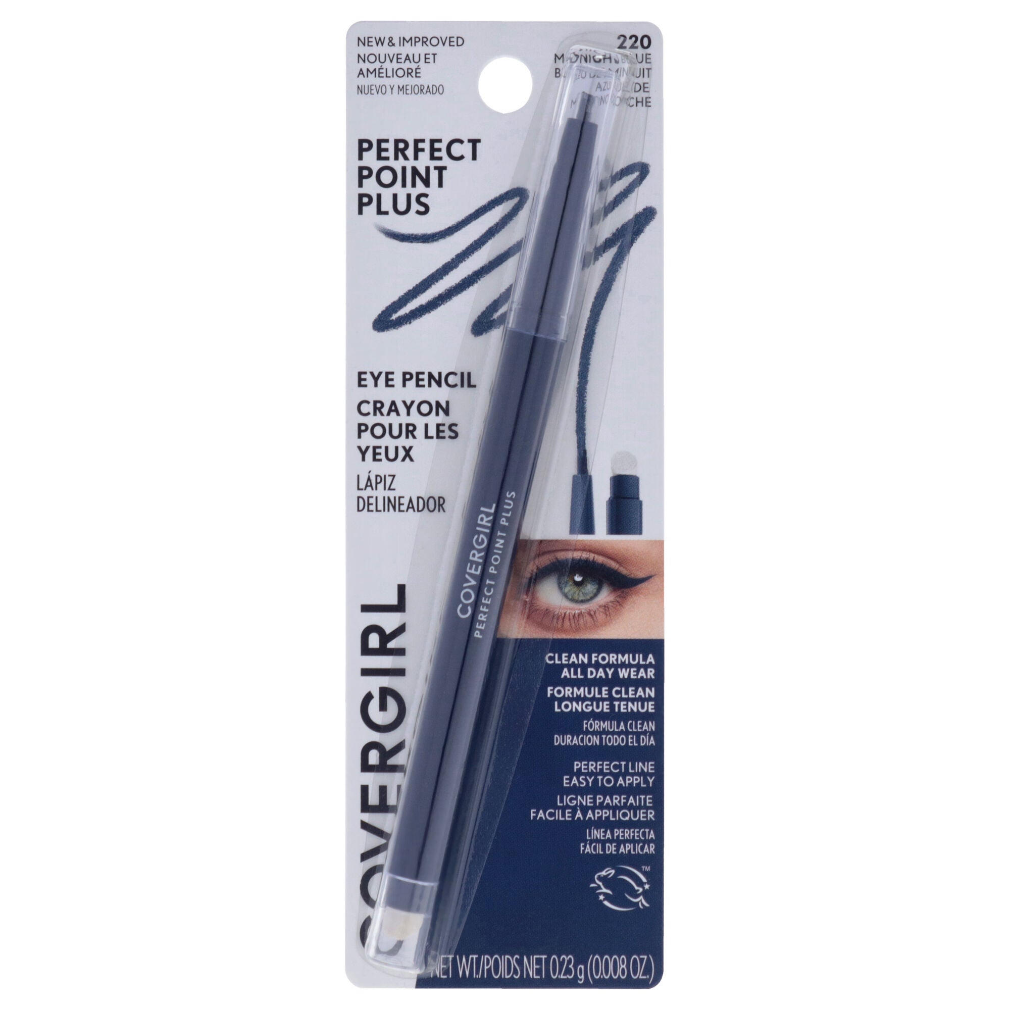 Perfect Point Plus Eyeliner - # 220 Midnight Blue by CoverGirl for Women - 0.008 oz Eyeliner, See Description, hi-res image number 0