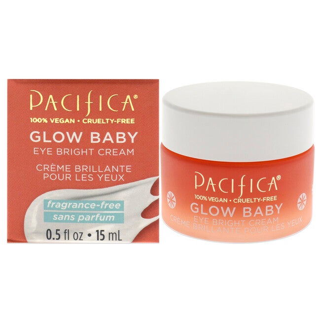 Glow Baby Eye Bright Cream by Pacifica for Unisex - 0.5 oz Cream, NA, hi-res image number null