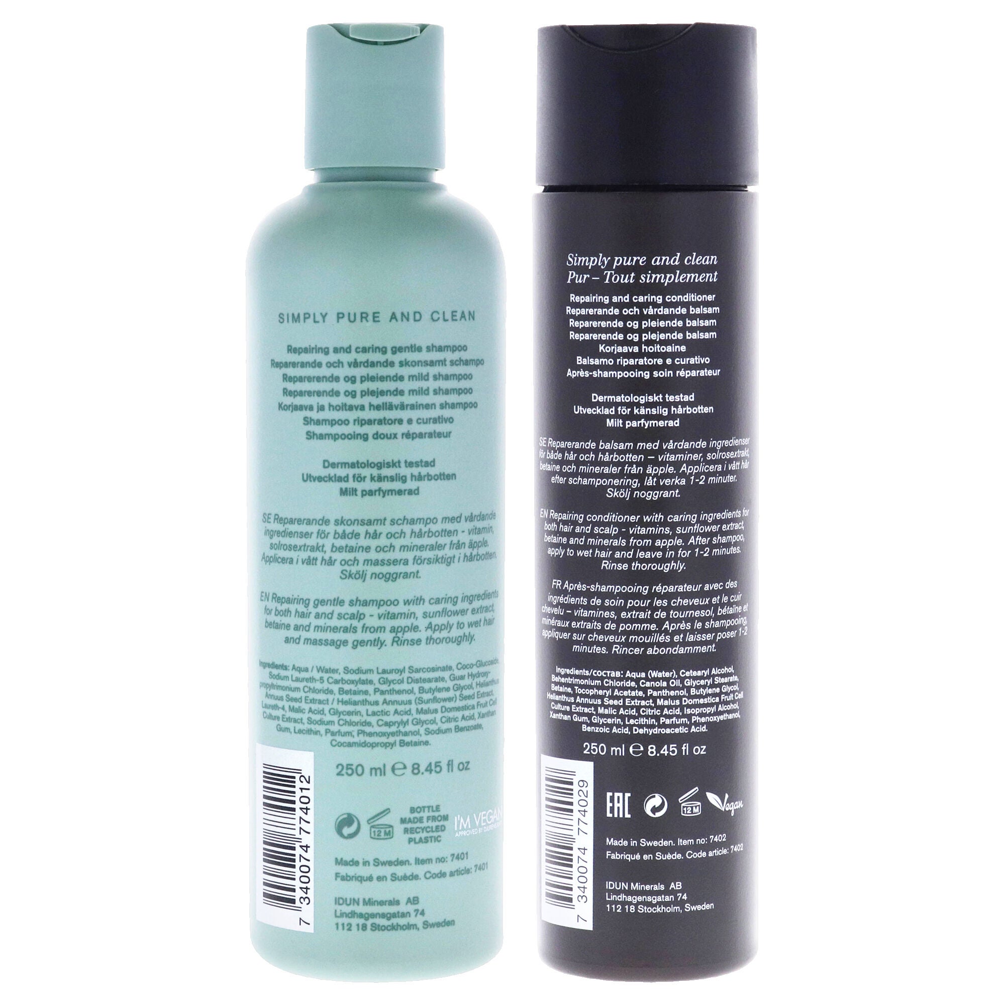 Repair and Care Shampoo and Conditoner Kit by Idun Minerals for Unisex - 2 Pc Kit 8.45oz Shampoo, 8.45oz Conditioner, , alternate image number 3