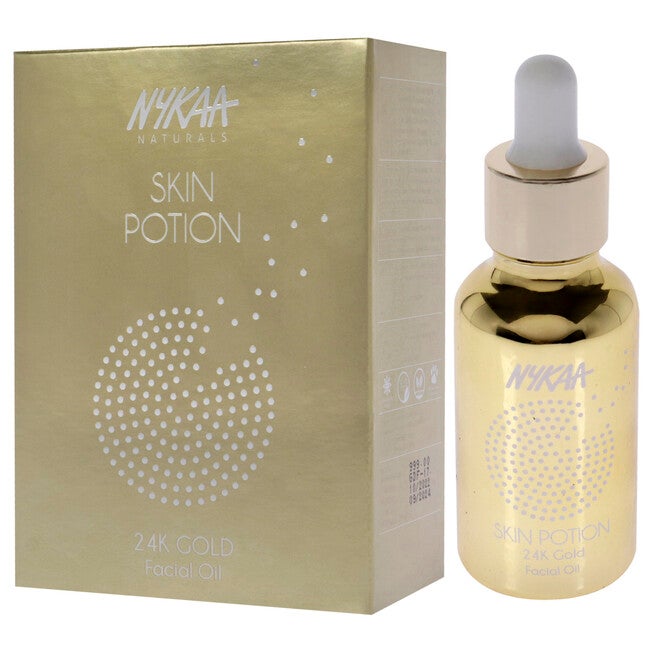 Skin Potion Facial Oil - 24K Gold by Nykaa Naturals for Women - 1 oz Oil, NA, alternate image number null