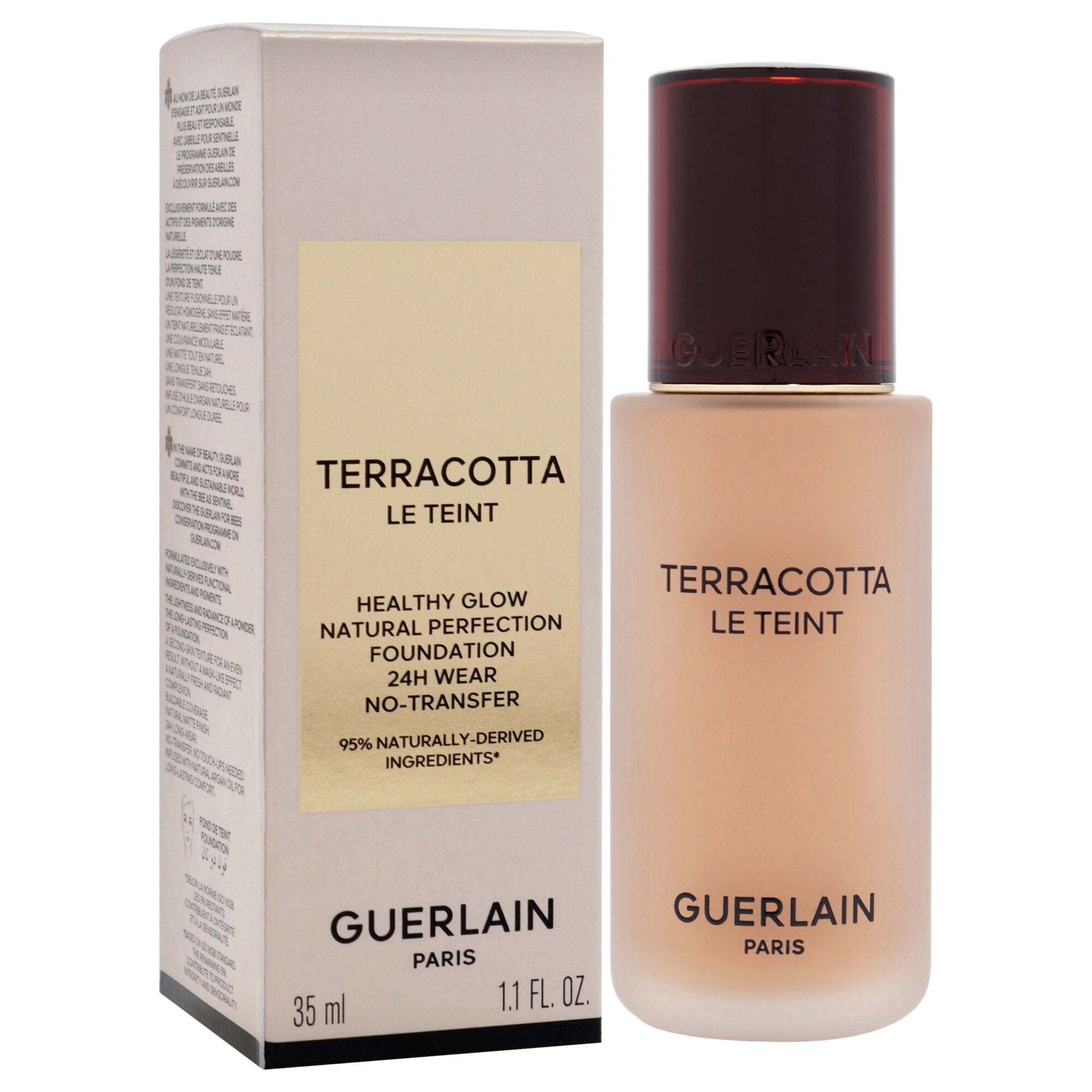 Terracotta Le Teint Foundation - 4N Neutral by Guerlain for Women - 1.1 oz Foundation, See Description, alternate image number 1
