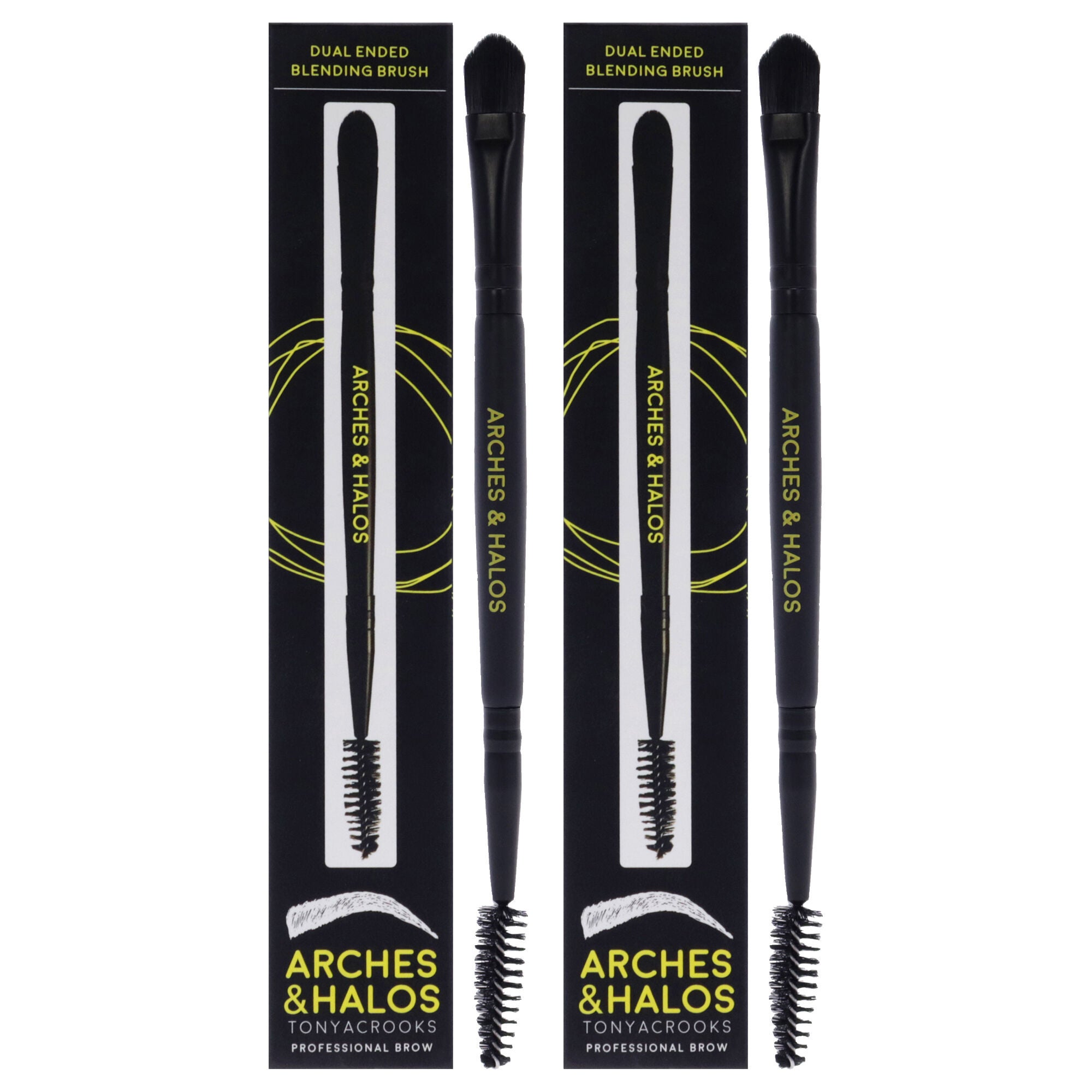 Dual Ended Blending Brush by Arches and Halos for Unisex - 1 Pc Brush - Pack of 2, See Description, hi-res image number 0