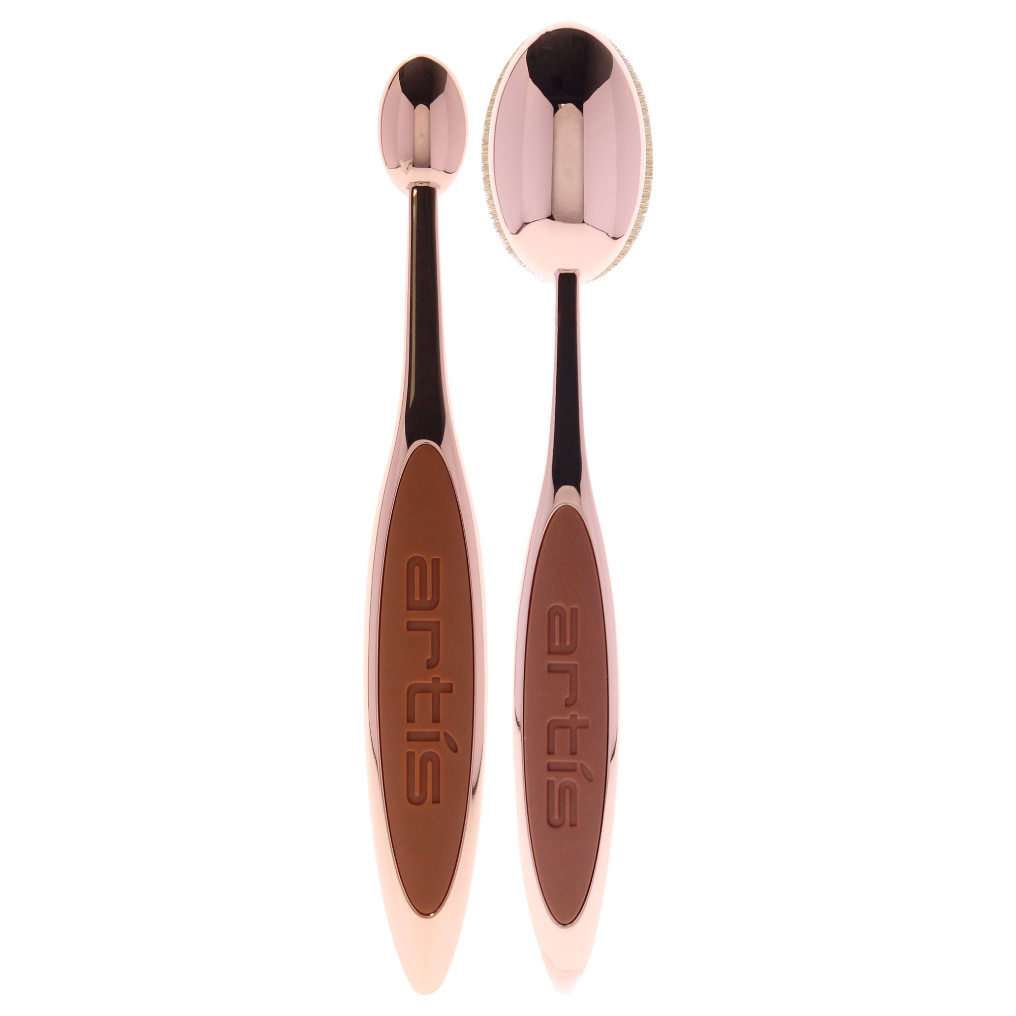 Elite 2 Brush Set - Rose Gold by Artis for Women - 2 Pc Elite Collection Oval Brush 4 - Rose Gold, Elite Collection Oval Brush 7 - Rose Gold, See Description, alternate image number 2