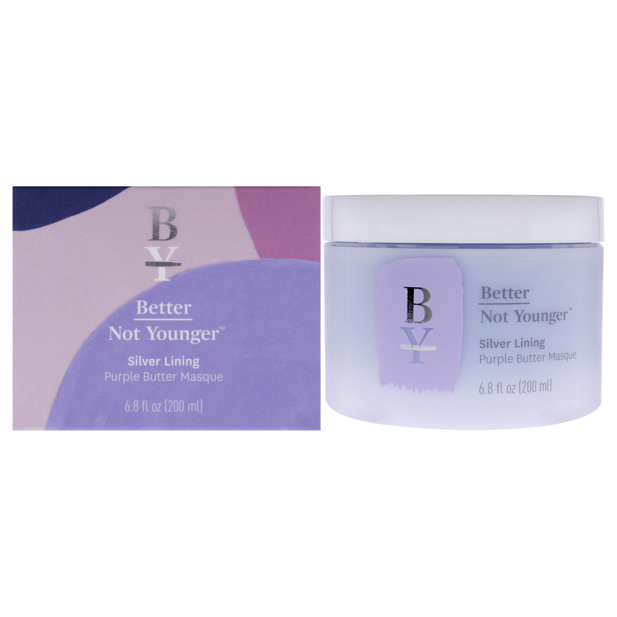 Silver Lining Purple Butter Masque by Better Not Younger for Unisex - 6.8 oz Masque, See Description, hi-res image number 0