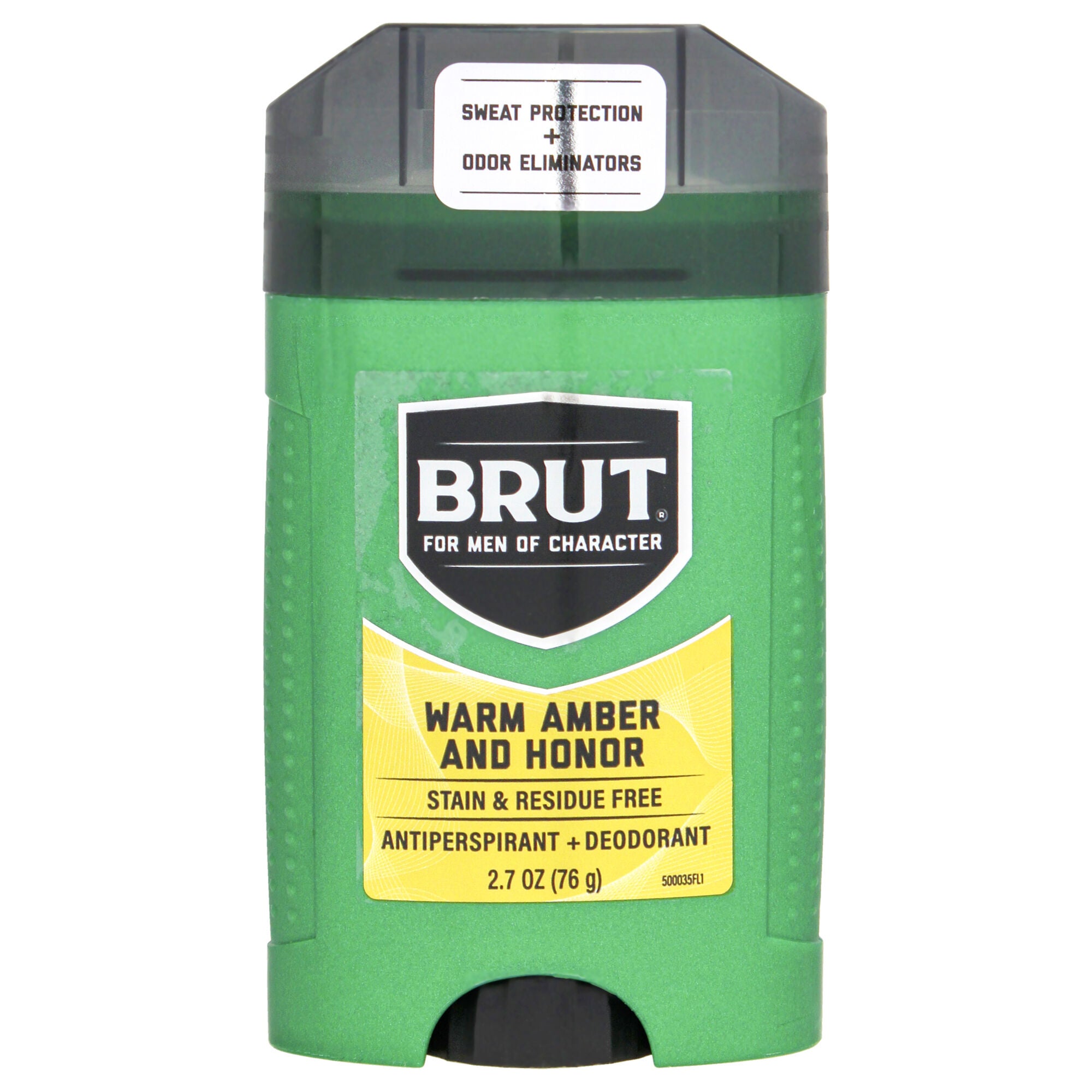 Warm Amber and Honor Antiperspirant Deodorant by Brut for Men - 2.7 oz Deodorant Stick, See Description, hi-res image number 0