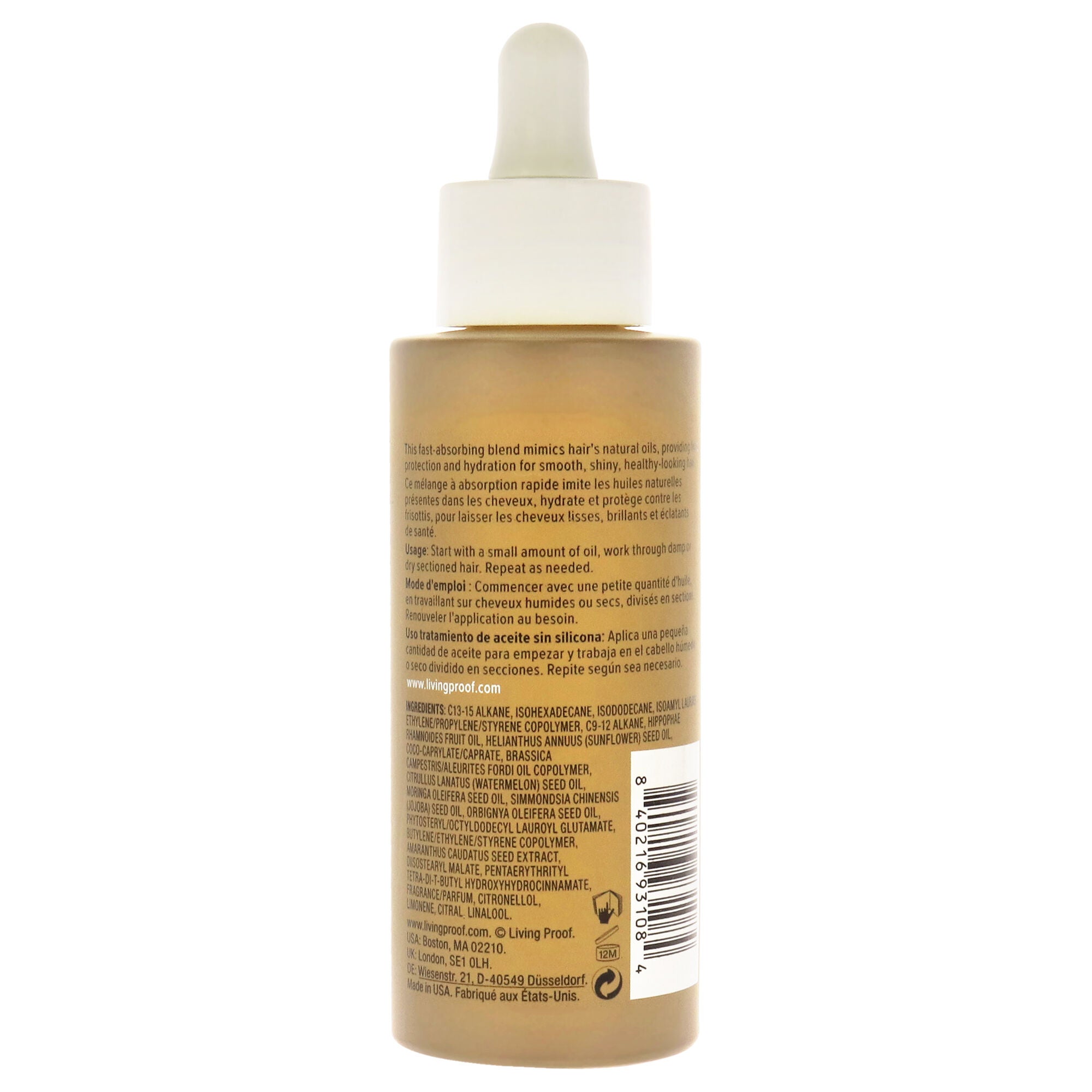 No Frizz Vanishing Oil by Living Proof for Unisex - 1.7 oz Oil, See Description, alternate image number 2