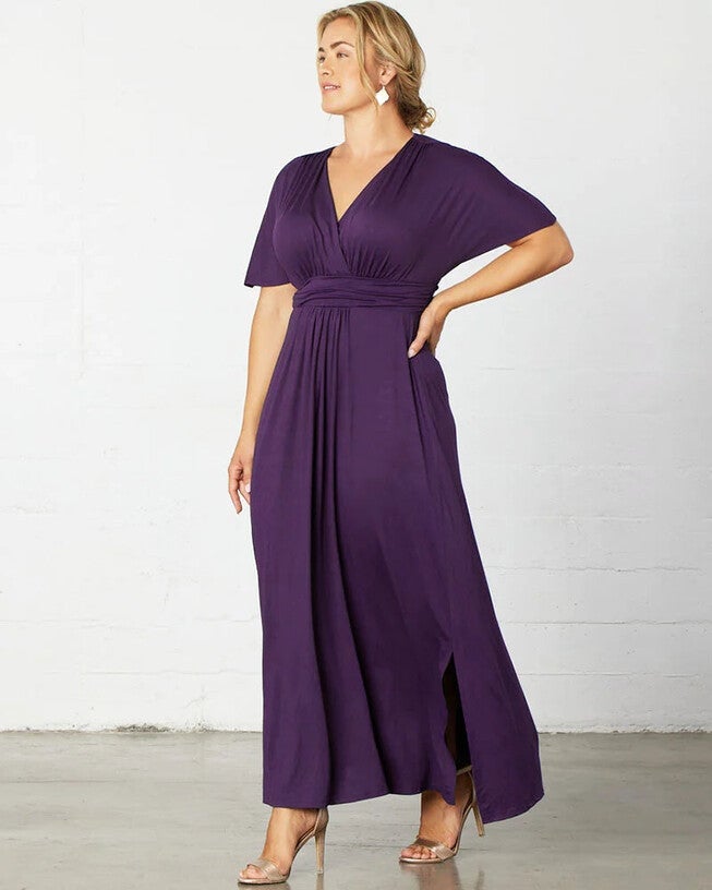 Vienna Maxi Dress, Plum Passion, alternate image number null