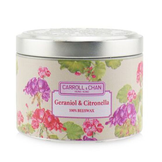 100% Beeswax Tin Candle - Geraniol & Citronella, Geraniol and Citronella, hi-res image number null