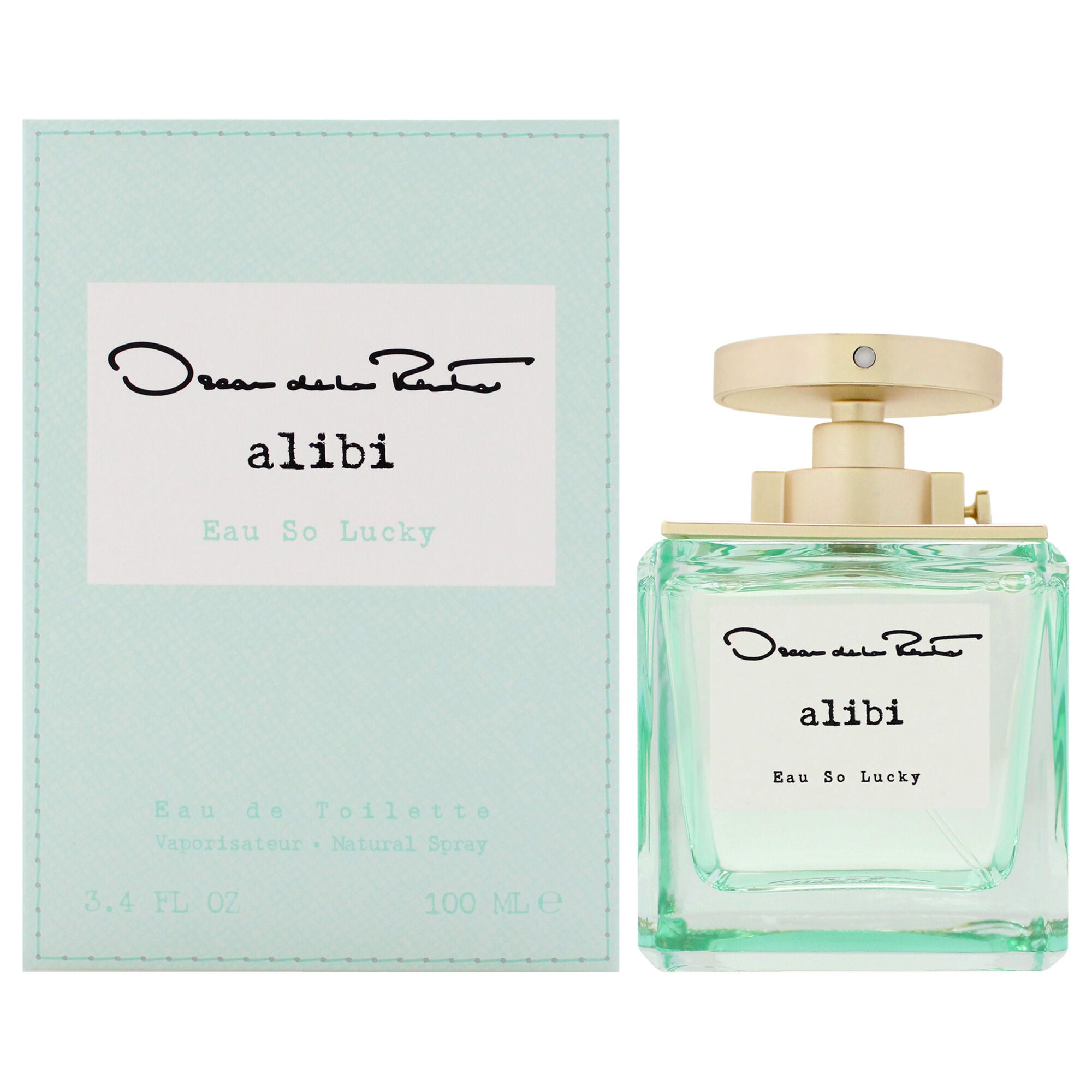 Alibi Eau So Lucky by Oscar De La Renta for Women - 3.4 oz EDT Spray, Clear, hi-res image number 0