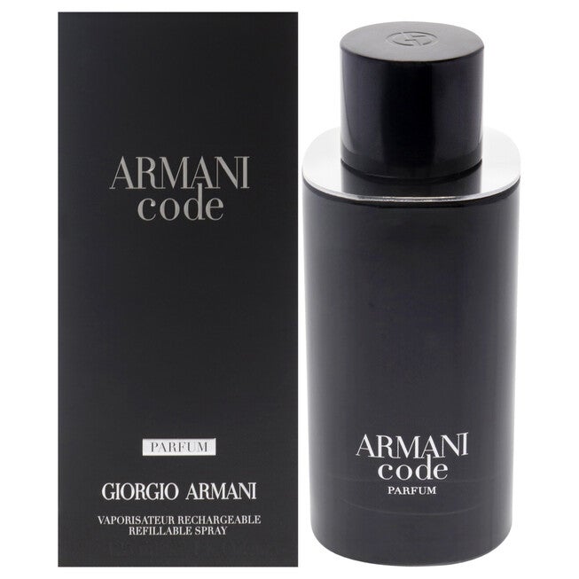 Armani Code by Giorgio Armani for Men - 4.2 oz Parfum Spray (Refillable), NA, hi-res image number null