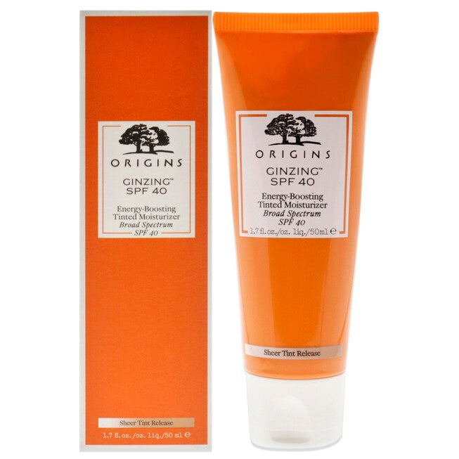 Ginzing Energy-Boosting Tinted Moisturizer SPF 40 by Origins for Unisex - 1.7 oz Sunscreen, NA, hi-res image number null