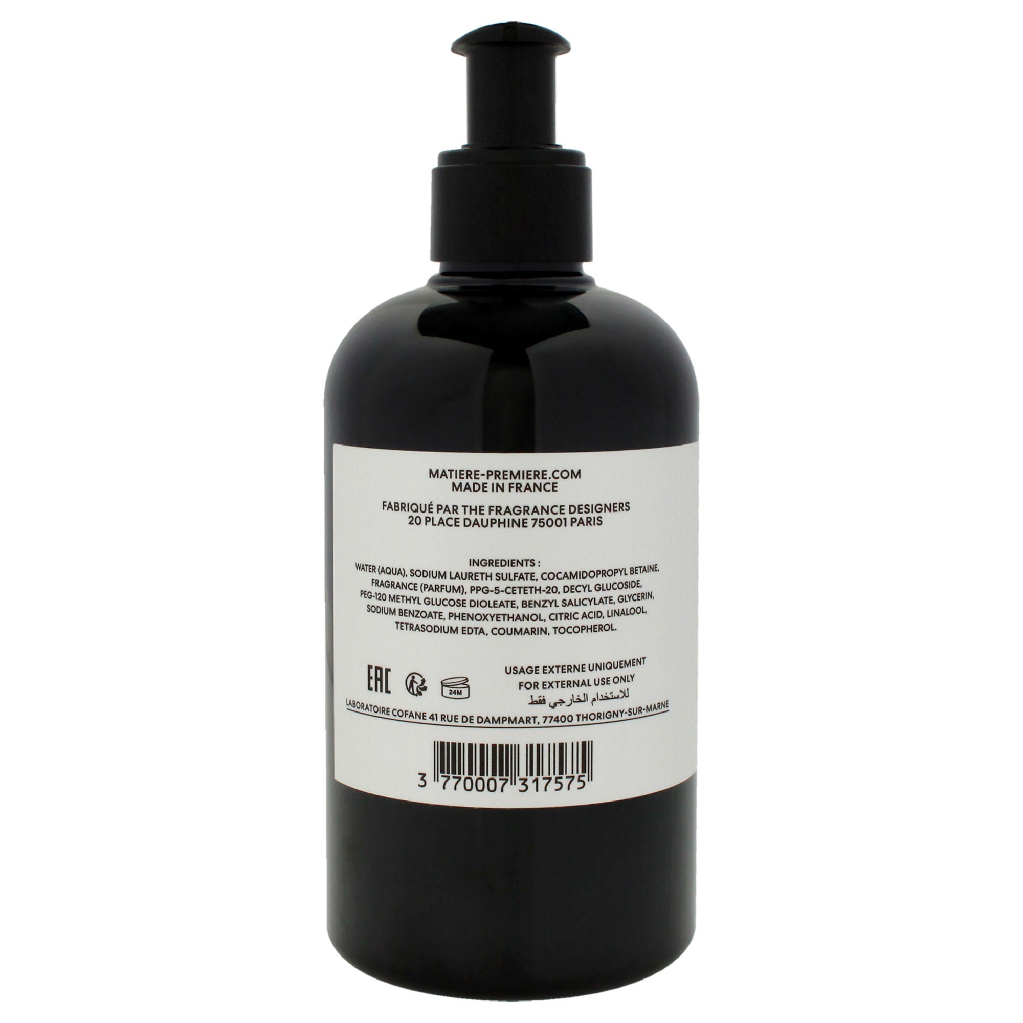 Hand and Body Wash - French Flower by Matiere Premiere for Unisex - 10.14 oz Body Wash, See Description, alternate image number 2