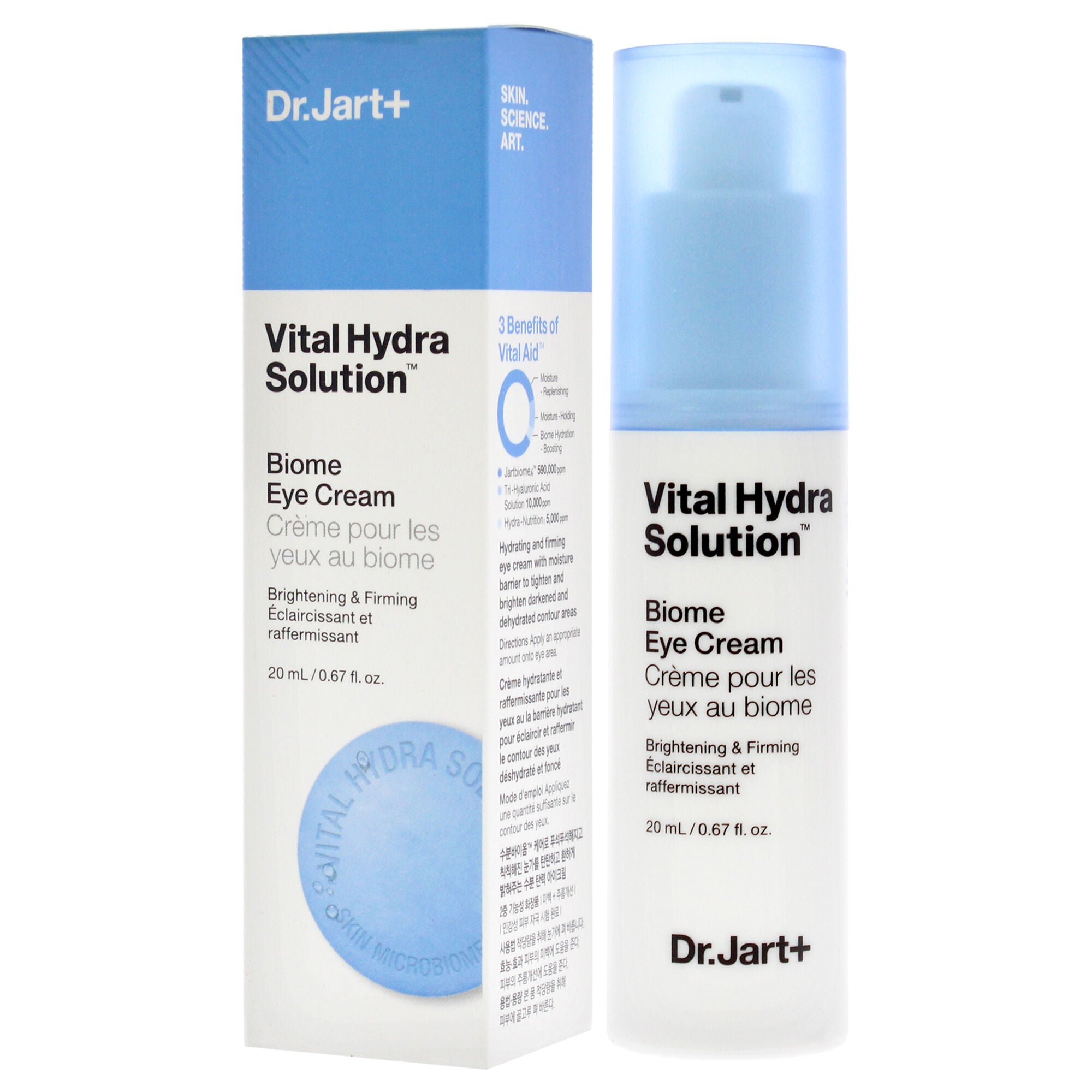 Vital Hydra Solution Biome Eye Cream by Dr. Jart+ for Unisex - 0.67 oz Cream, See Description, alternate image number 3