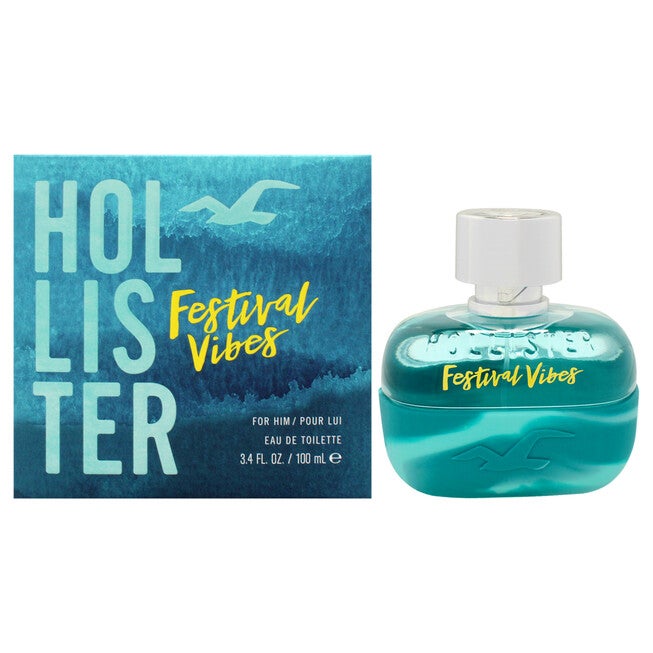 Festival Vibes by Hollister for Men - 3.4 oz EDT Spray, NA, hi-res image number null