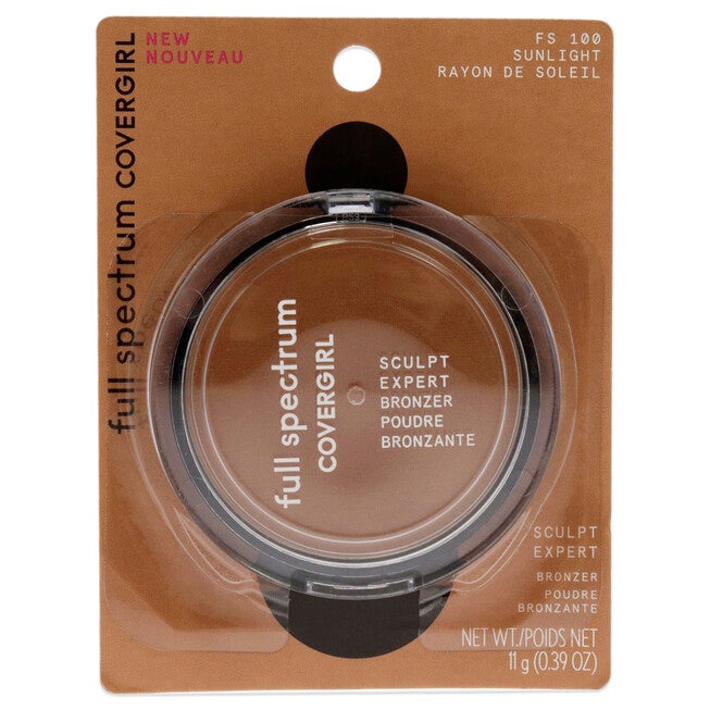 Sculpt Expert Bronzer - 100 Sunlight by CoverGirl for Women - 0.39 oz Bronzer, NA, hi-res image number null