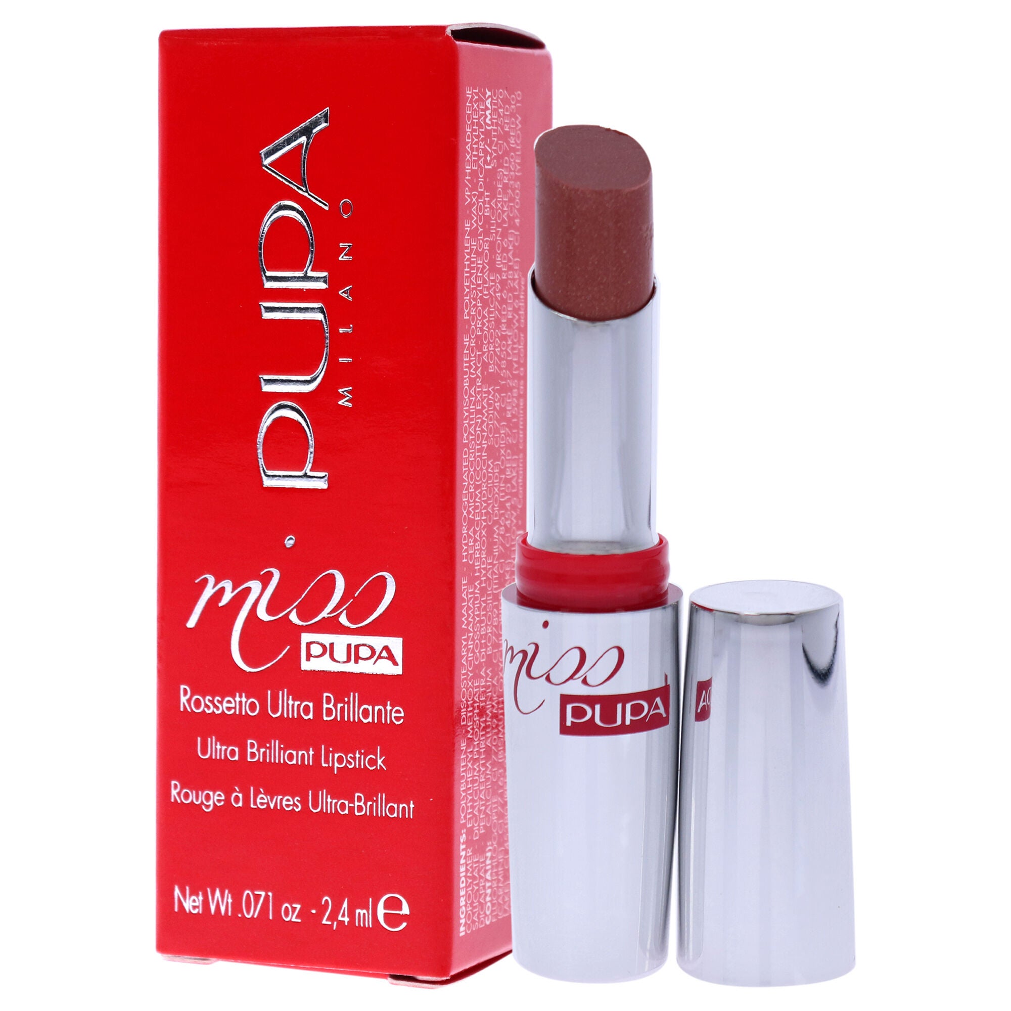 Miss Pupa Ultra Brilliant Lipstick - 600 Champagne by Pupa Milano for Women - 0.071 oz Lipstick, , alternate image number 7