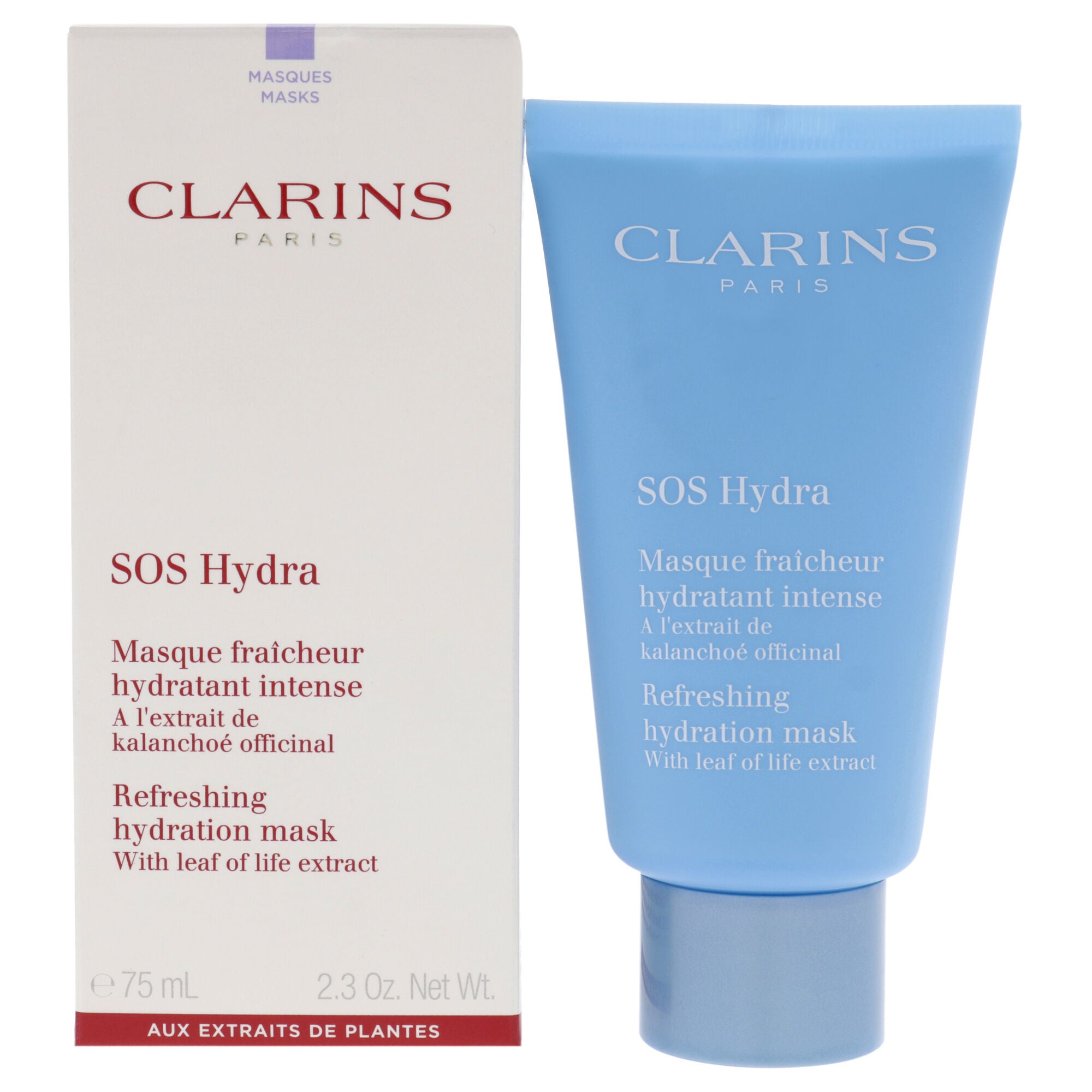 SOS Hydra Refreshing Hydration Mask by Clarins for Women - 2.3 oz Mask, , alternate image number 5