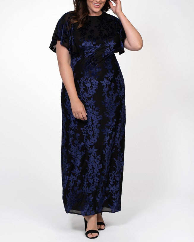 Parisian Dream Evening Gown, BlueNavyRed, hi-res image number null