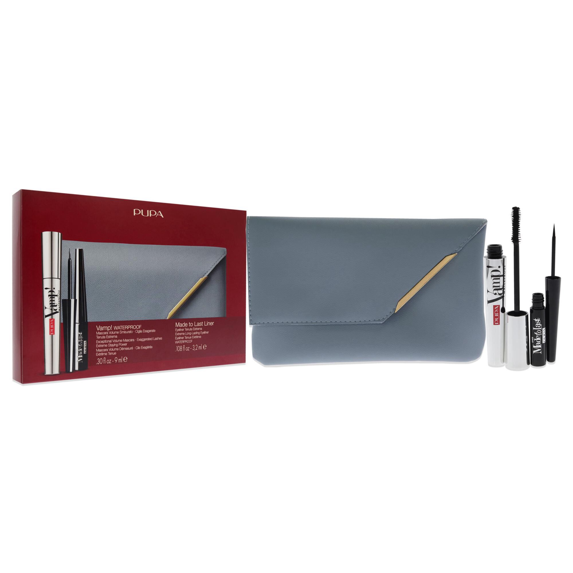 Vamp! Mascara Waterproof and Made to Last Liner Set by Pupa Milano for Women - 3 Pc Set, See Description, alternate image number 2