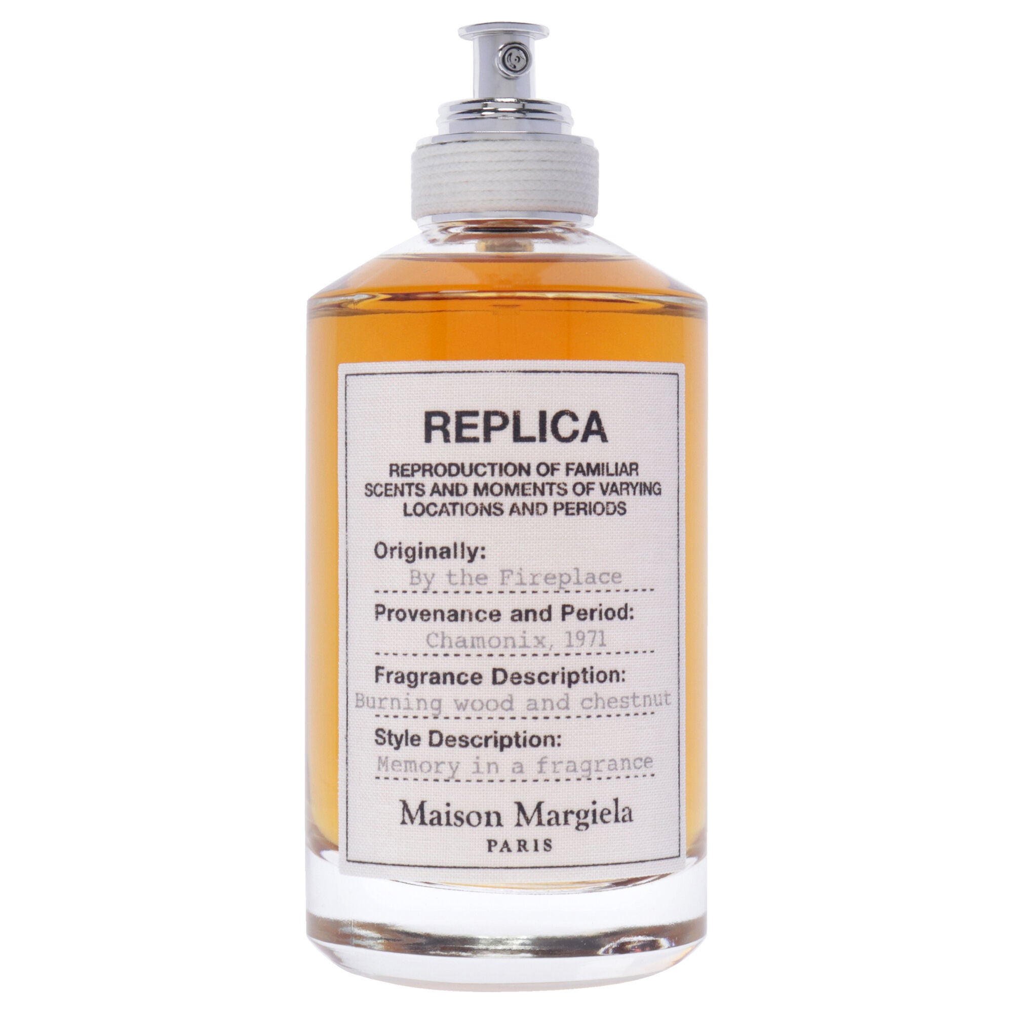 Replica By The Fireplace by Maison Margiela for Unisex - 3.4 oz EDT Spray, Clear, alternate image number 4
