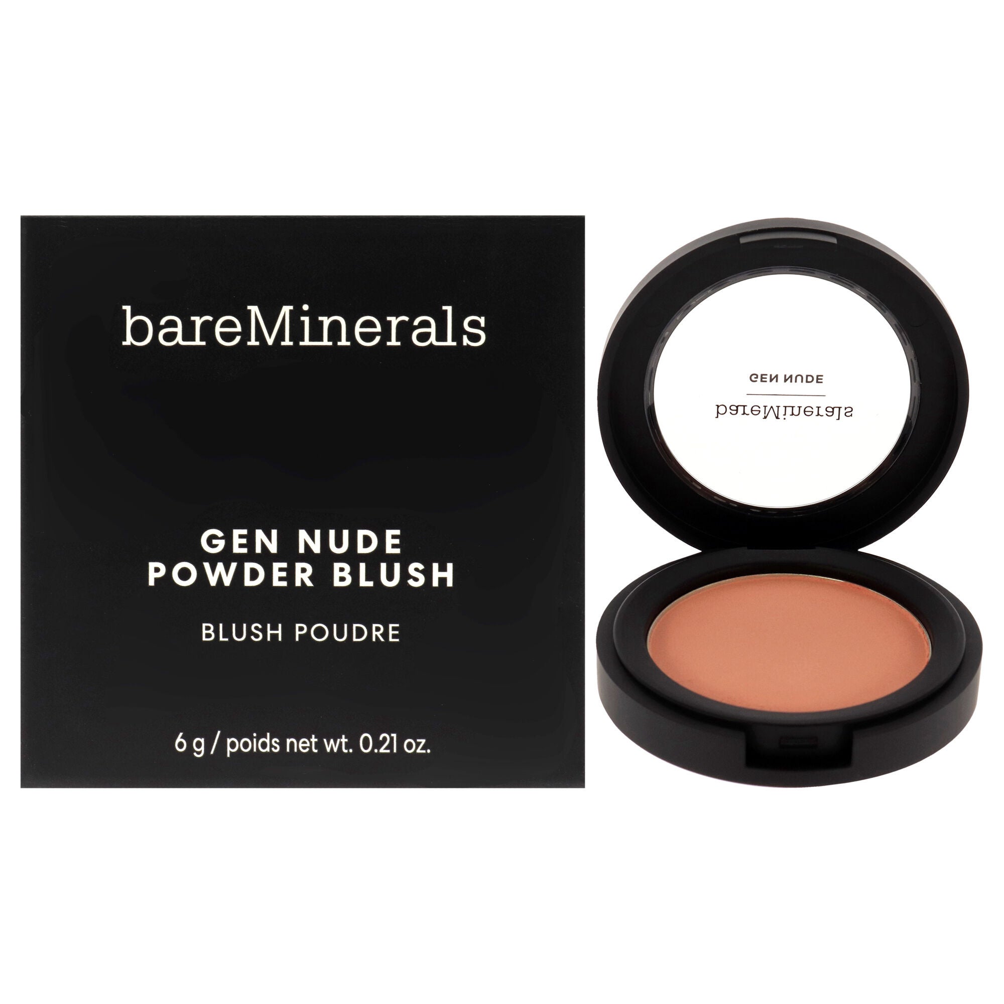 Gen Nude Powder Blush - Pretty In Pink by bareMinerals for Women - 0.21 oz Blush, See Description, hi-res image number 0