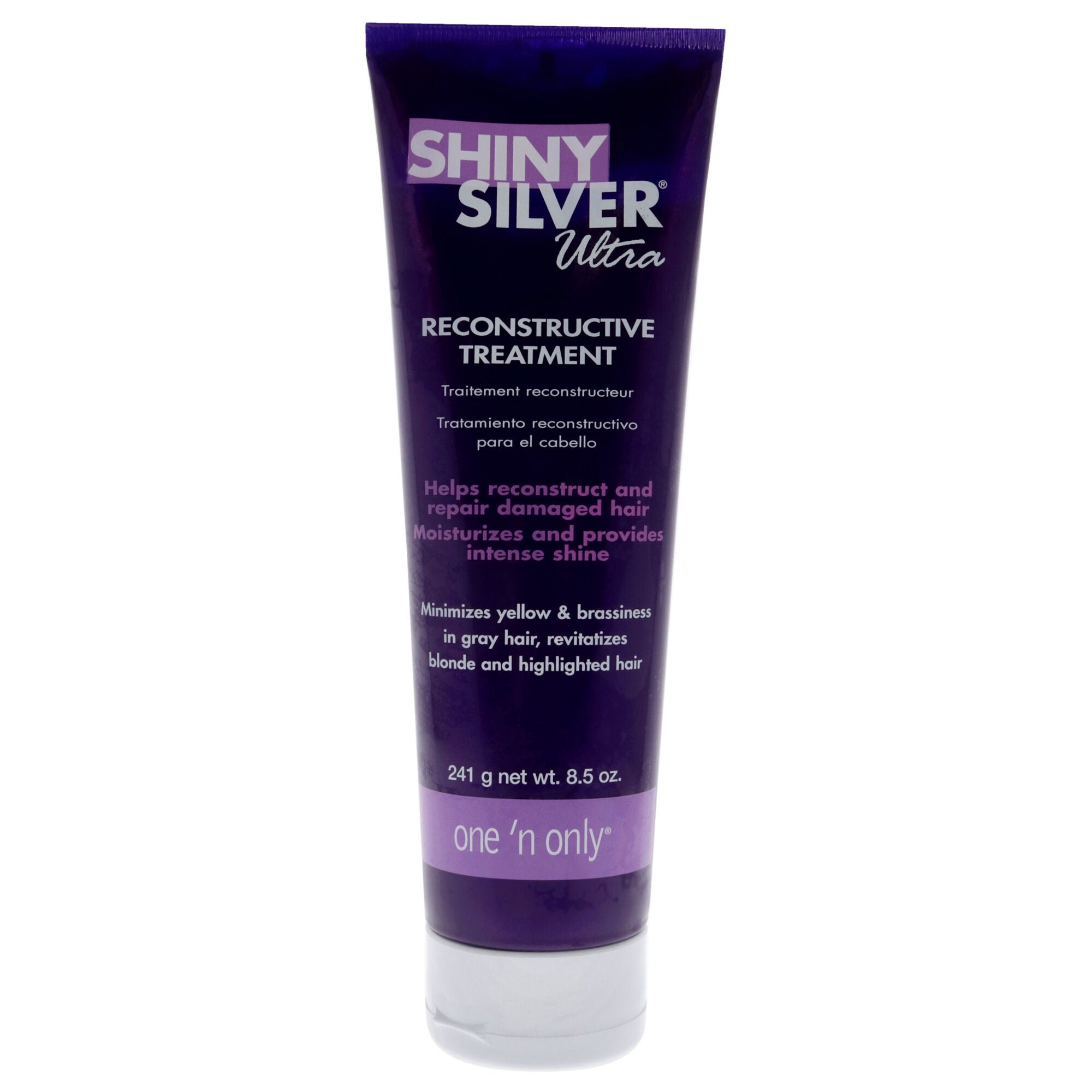 Shiny Silver Ultra Reconstructive Treatment by One n Only for Unisex - 8.5 oz Treatment, See Description, hi-res image number 0