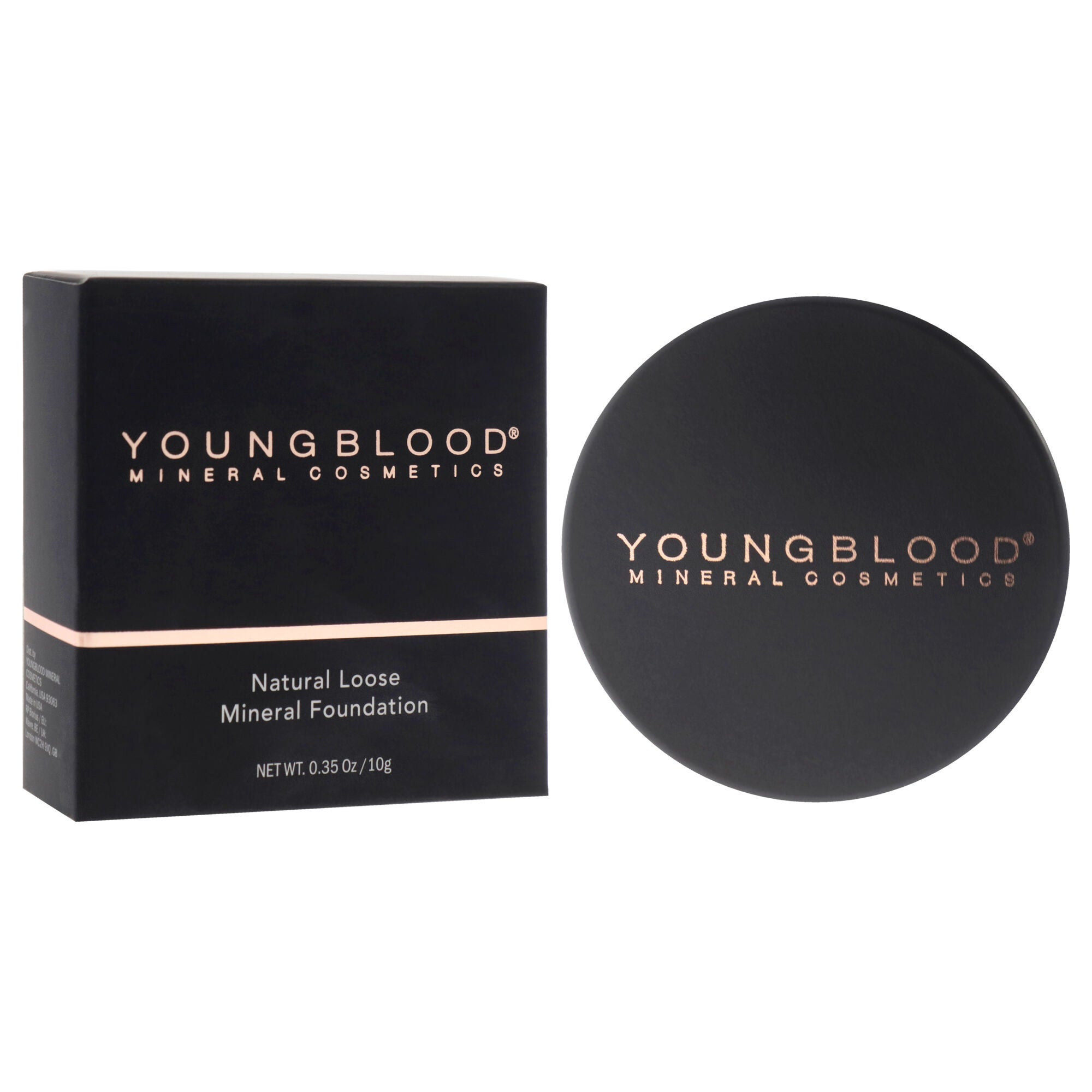 Natural Loose Mineral Foundation - Barely Beige by Youngblood for Women - 0.35 oz Foundation, See Description, alternate image number 1
