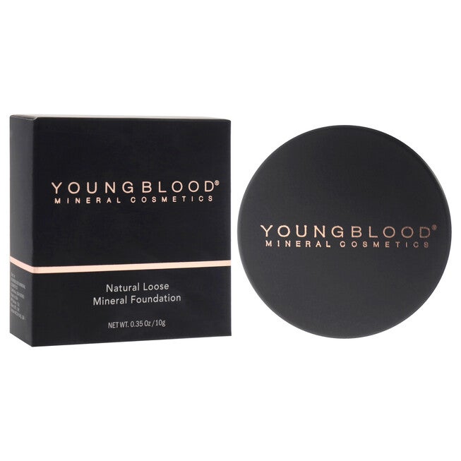 Natural Loose Mineral Foundation - Barely Beige by Youngblood for Women - 0.35 oz Foundation, See Description, alternate image number 1