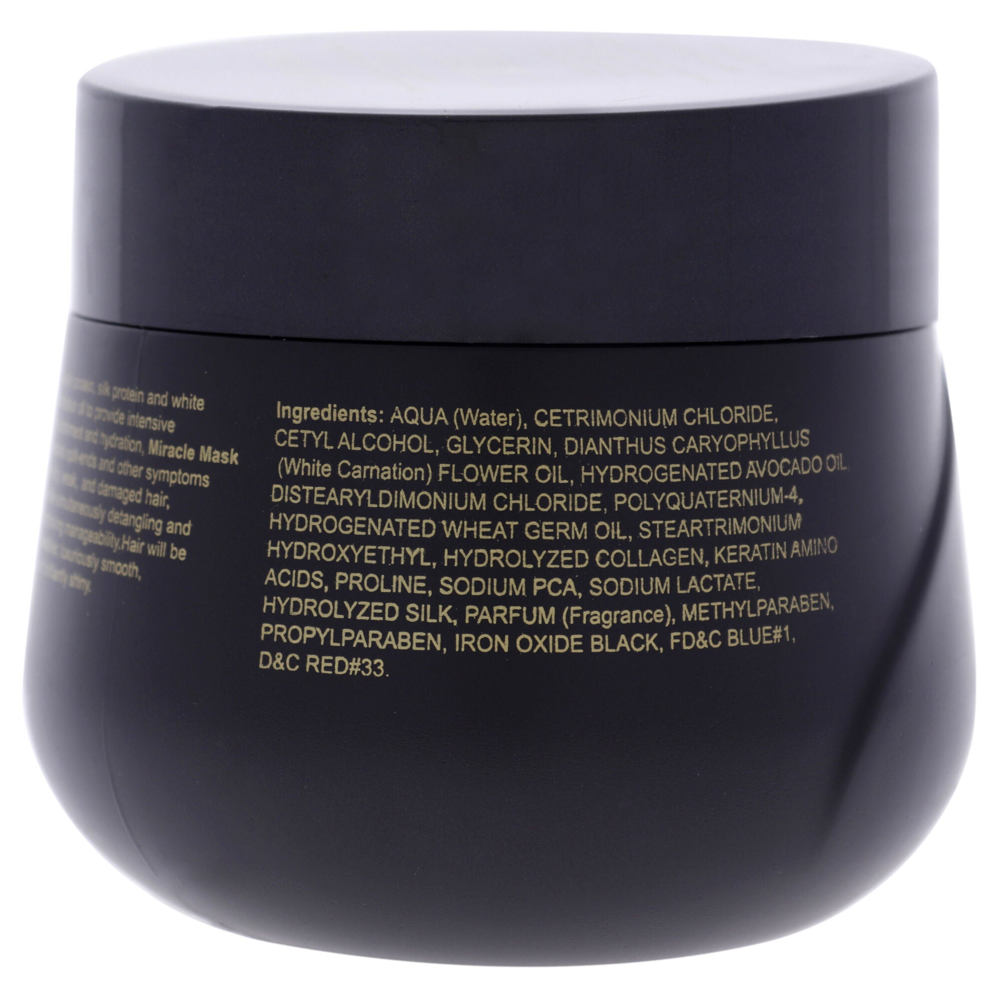Color Deposit Miracle Mask - Black by Inova Professional for Unisex - 10.2 oz Masque, See Description, alternate image number 1