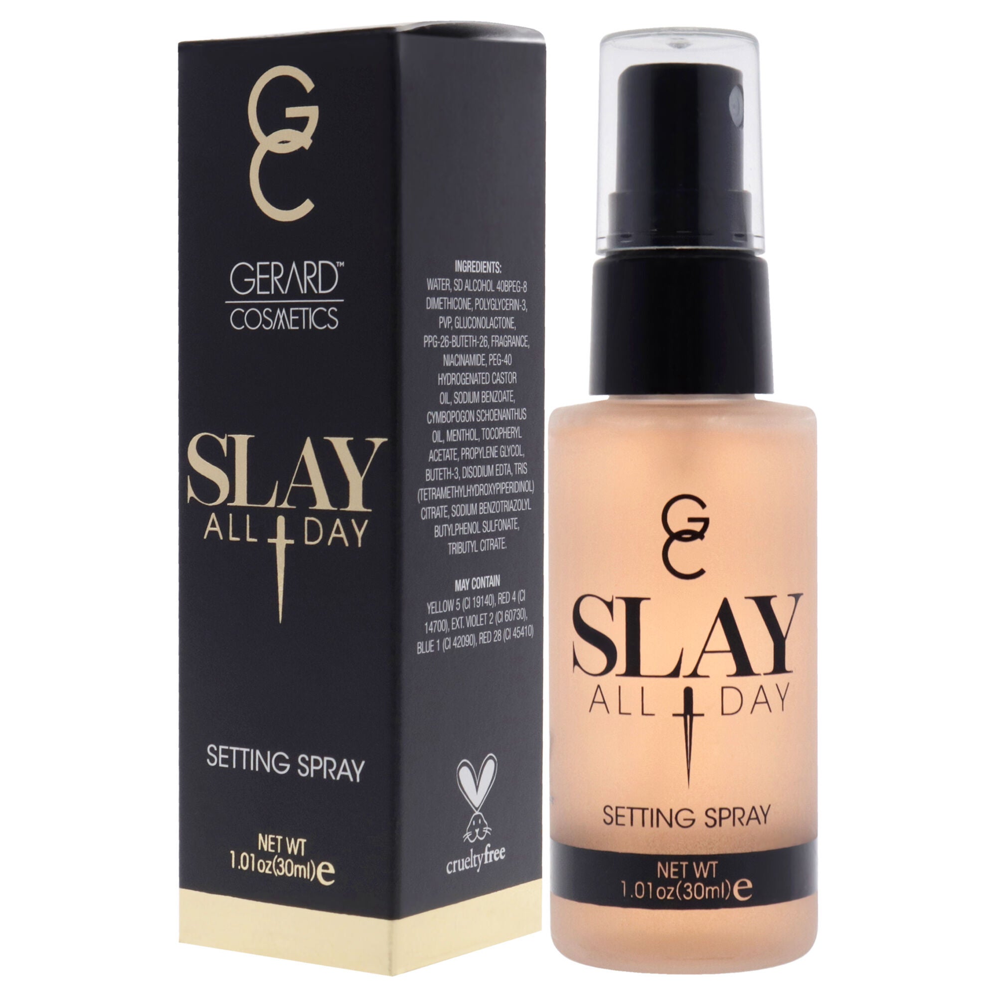 Slay All Day Setting Spray Mini - Jasmine by Gerard Cosmetic for Women - 1.01 oz Setting Spray, See Description, alternate image number 3