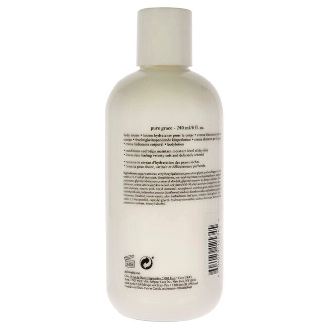 Pure Grace by Philosophy for Unisex - 8 oz Body Lotion, See Description, alternate image number 2