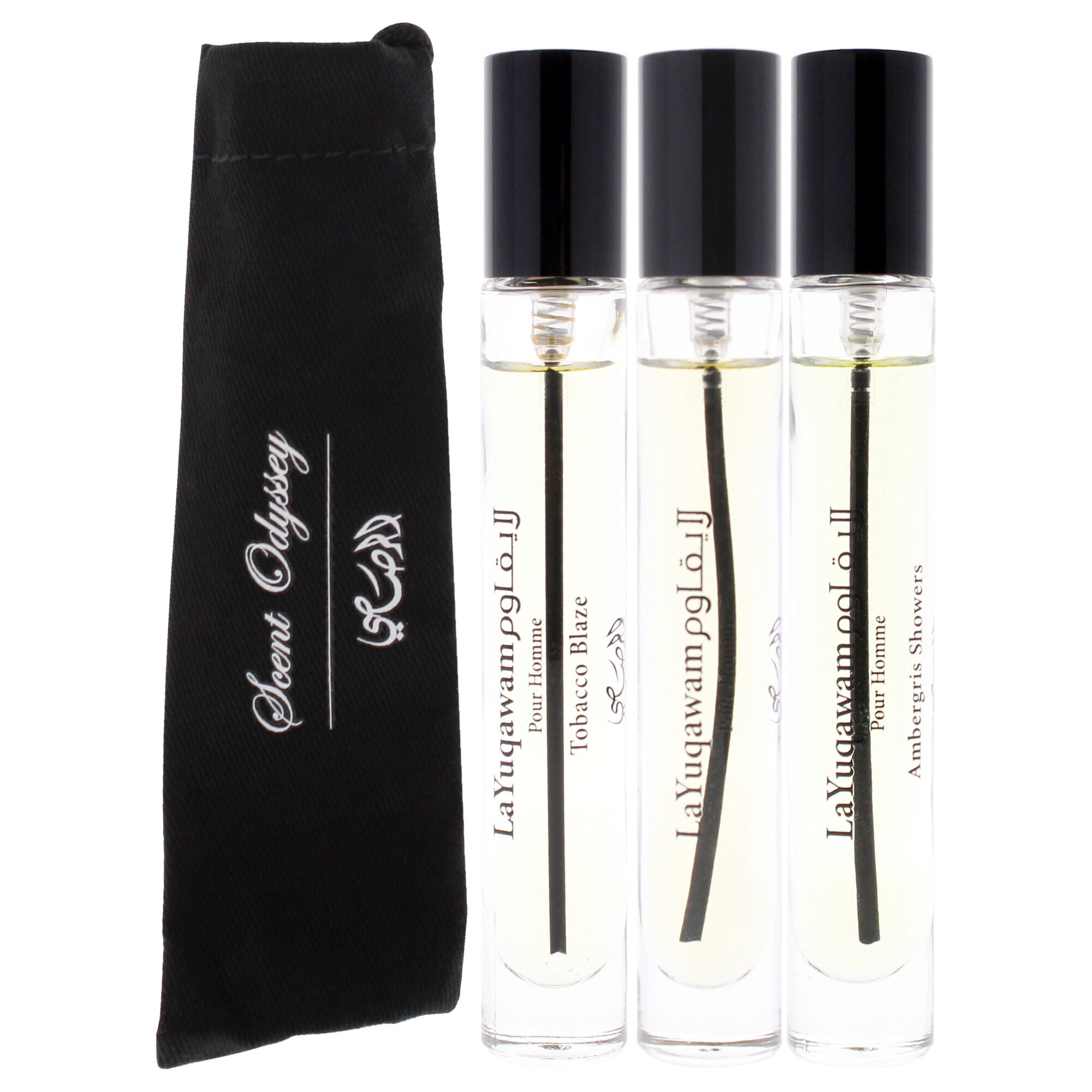 Scent Odyssey - La Yuqawam by Rasasi for Men - 3 Pc Mini Gift Set 0.25oz, See Description, alternate image number 4