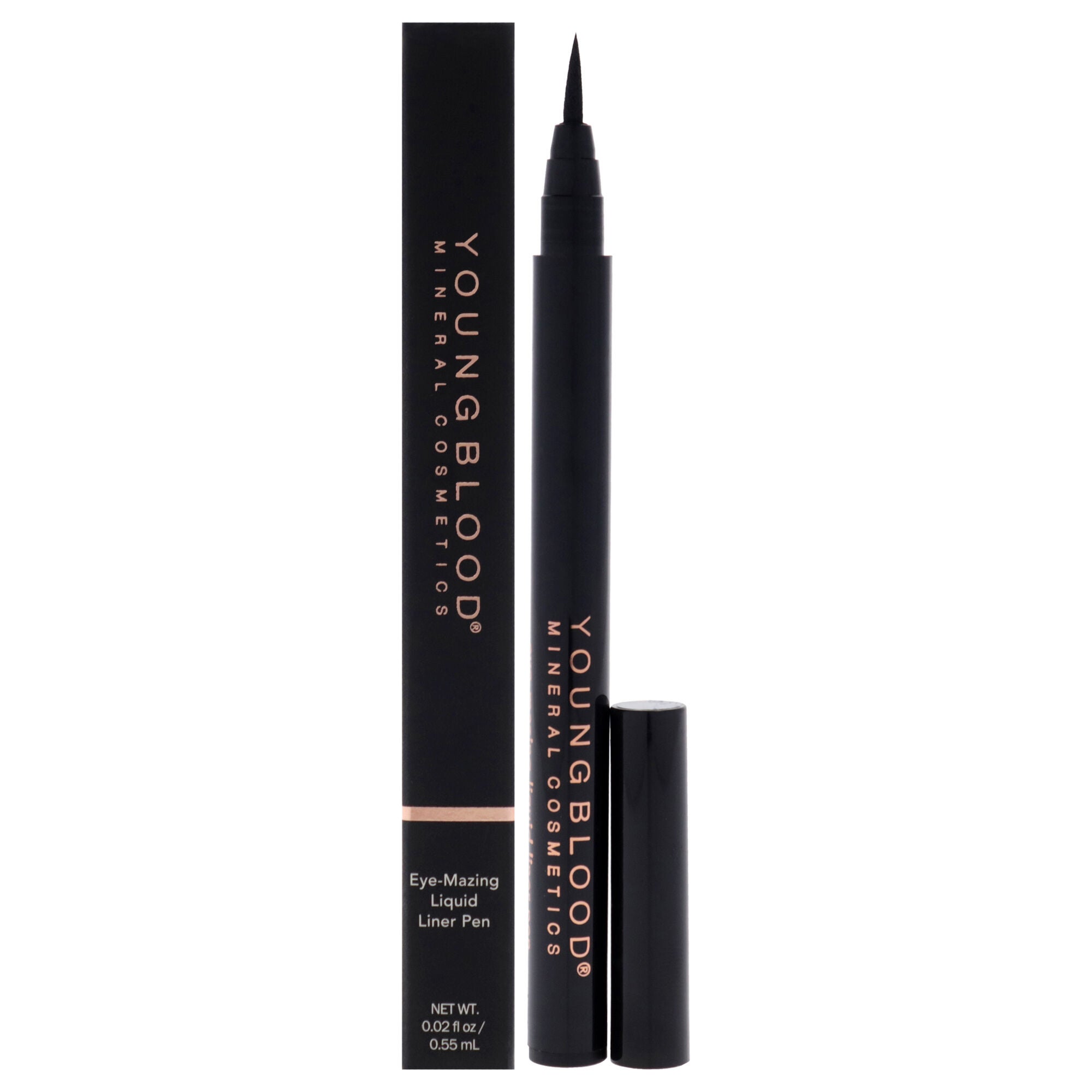 Eye-Mazing Liquid Liner Pen - Noir by Youngblood for Women - 0.02 oz Eyeliner, See Description, hi-res image number 0