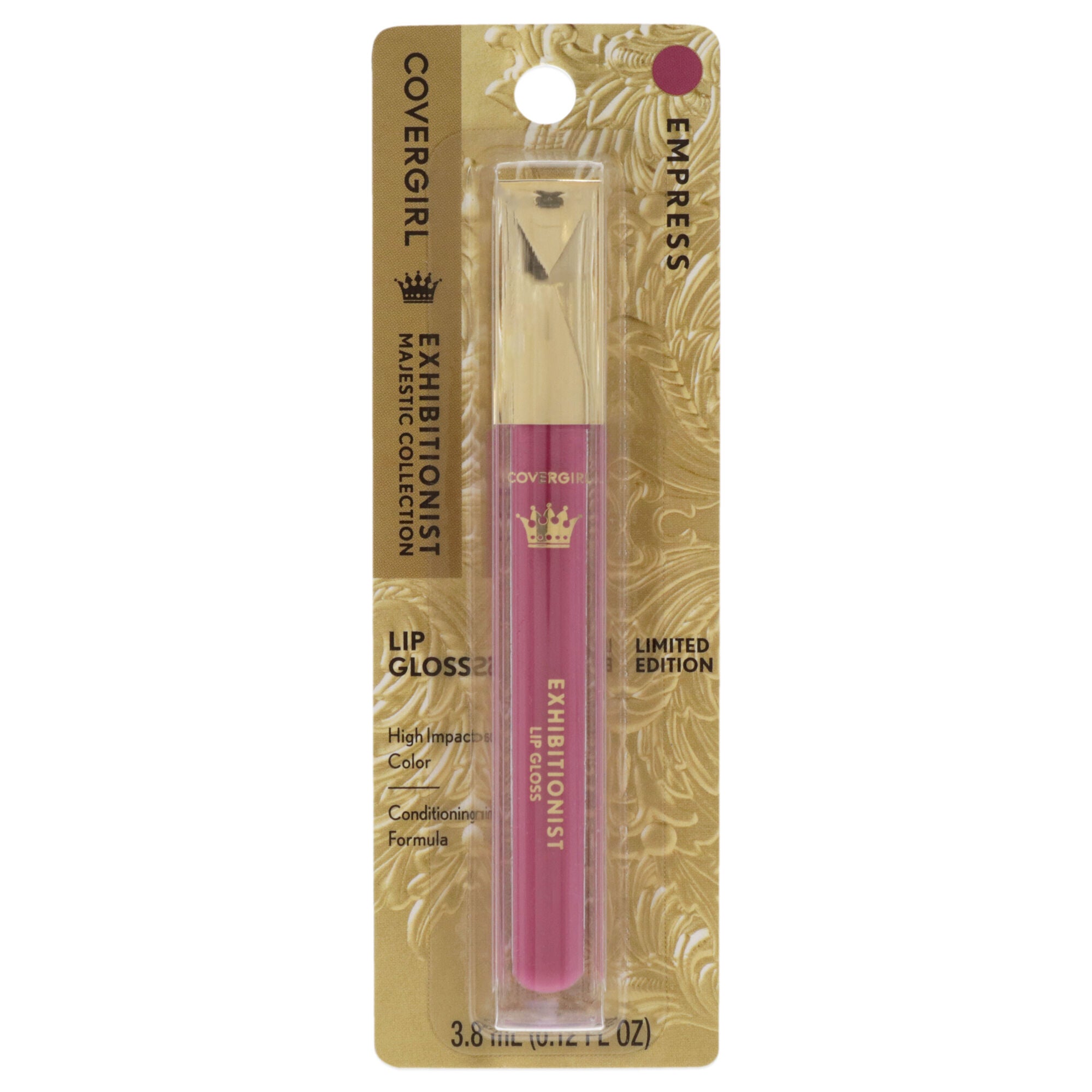 Exhibitionist Majesty Lip Gloss - Empress by CoverGirl for Women - 0.12 oz Lip Gloss, See Description, hi-res image number 0