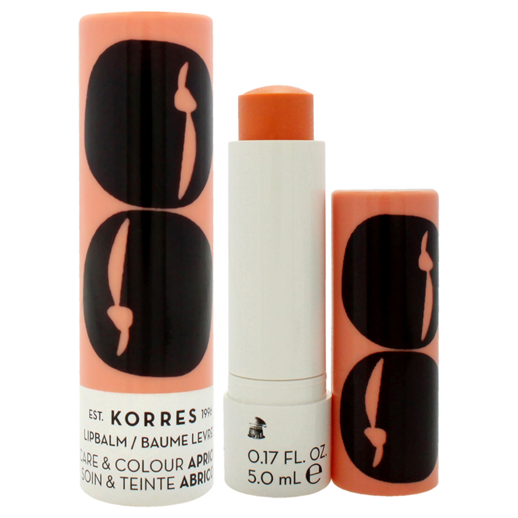 Lip Balm Care and Colour Stick - Apricot by Korres for Women - 0.17 oz Lip Balm, See Description, hi-res image number 0