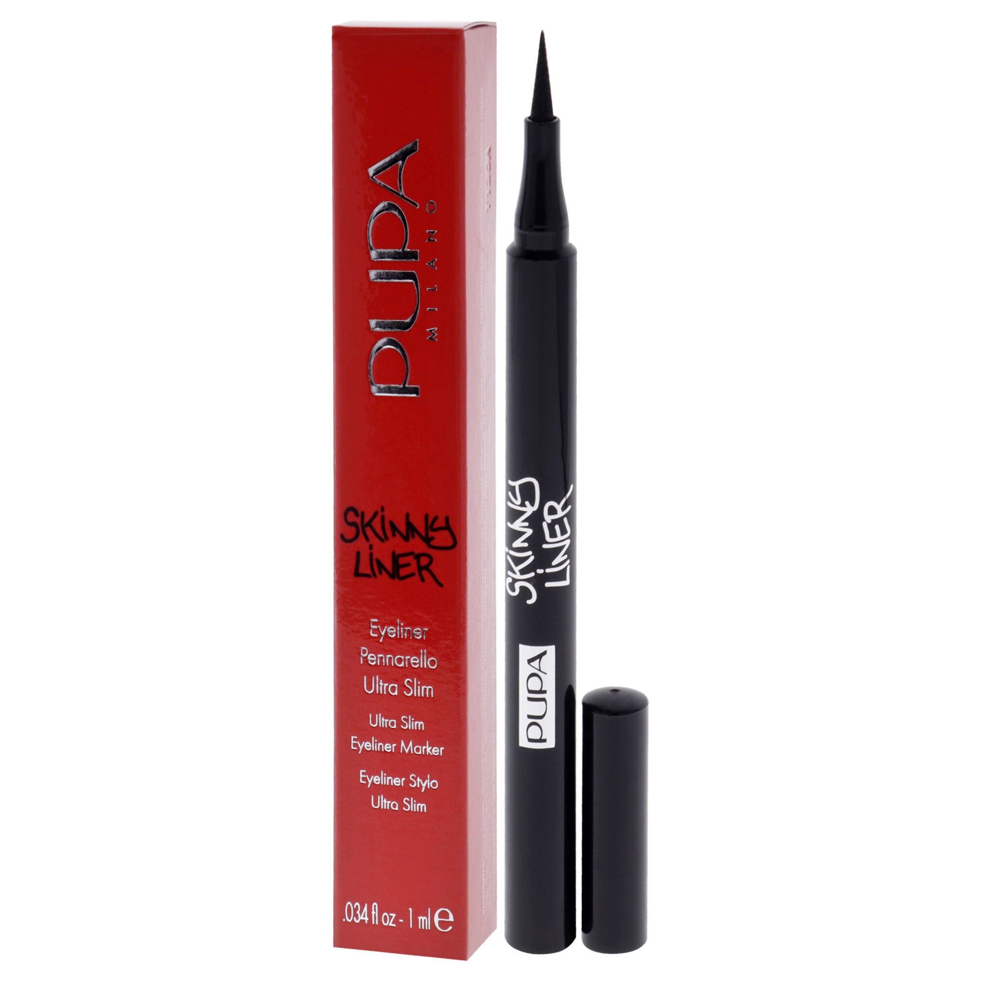 Skinny Liner - 001 Extra Black by Pupa Milano for Women - 0.034 oz Eyeliner, , alternate image number 7