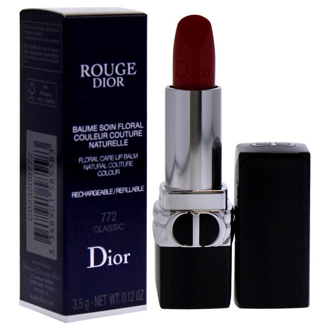 Rouge Dior Floral Care Lip Balm Satin - 772 Classic by Christian Dior for Women - 0.12 oz Lip Balm (Refillable), NA, alternate image number null