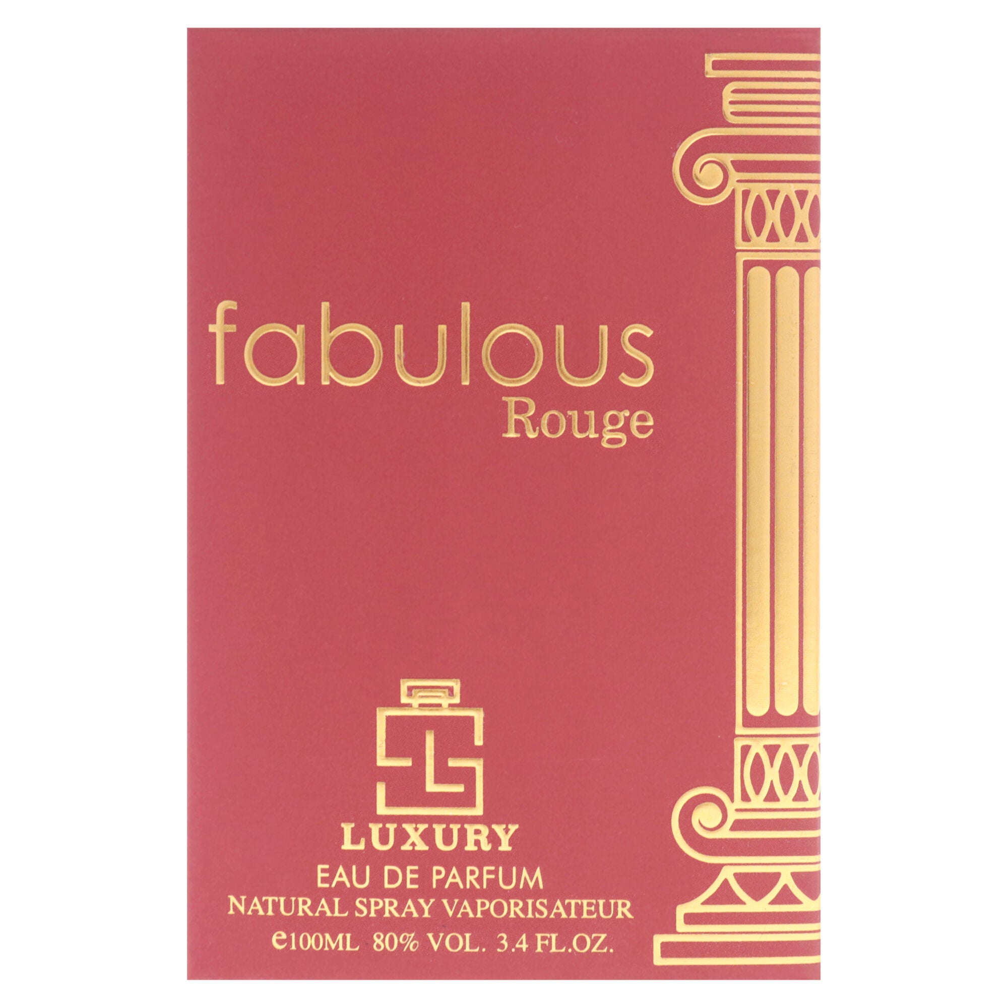 Luxury Collection - Fabulous Rouge by Khalis for Women - 3.4 oz EDP Spray, Clear, alternate image number 4