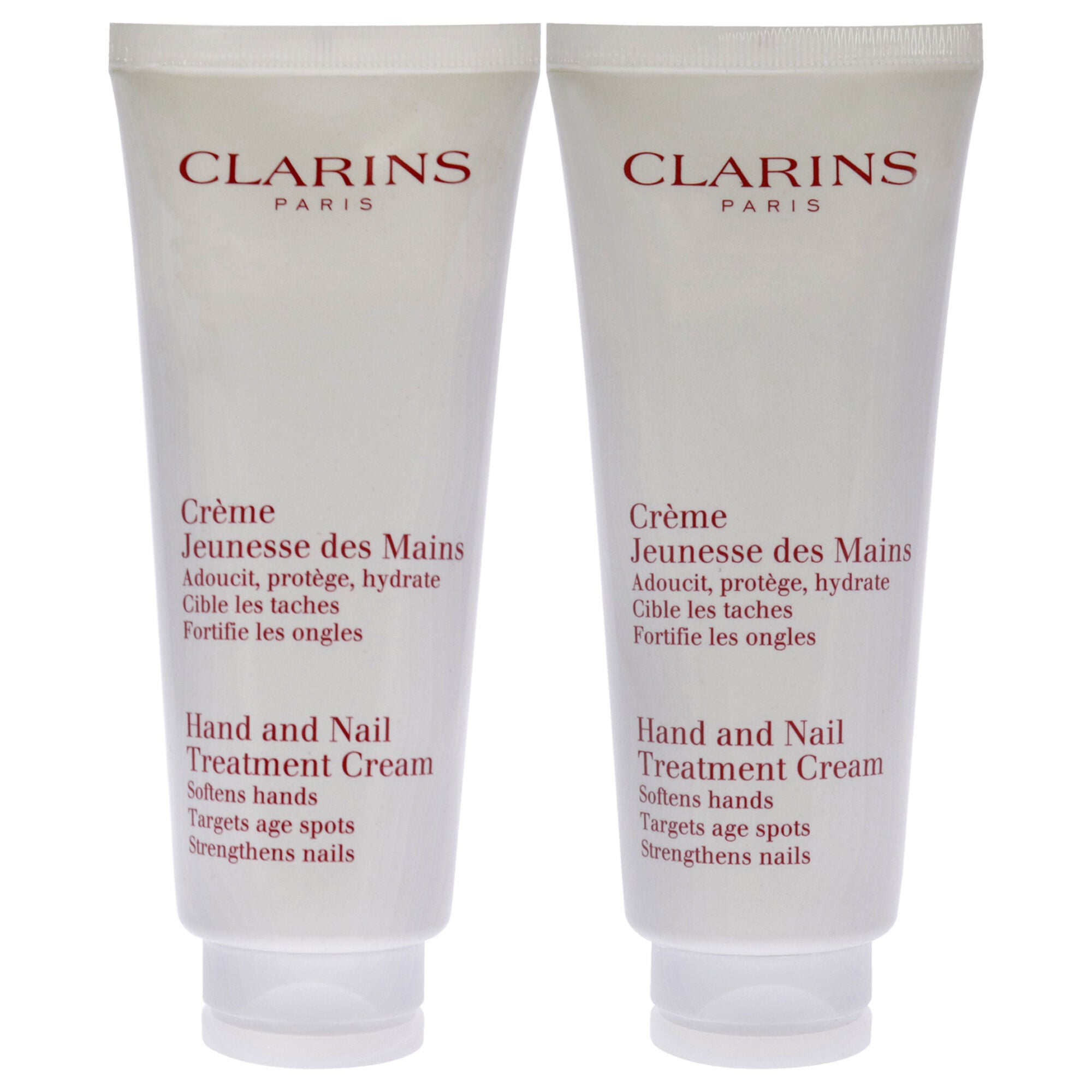 Hand and Nail Treatment Cream Duo by Clarins for Unisex - 2 x 3.4 oz Cream, See Description, alternate image number 1