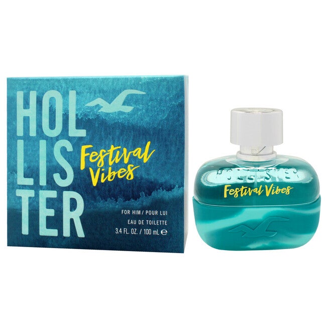 Festival Vibes by Hollister for Men - 3.4 oz EDT Spray, NA, alternate image number null