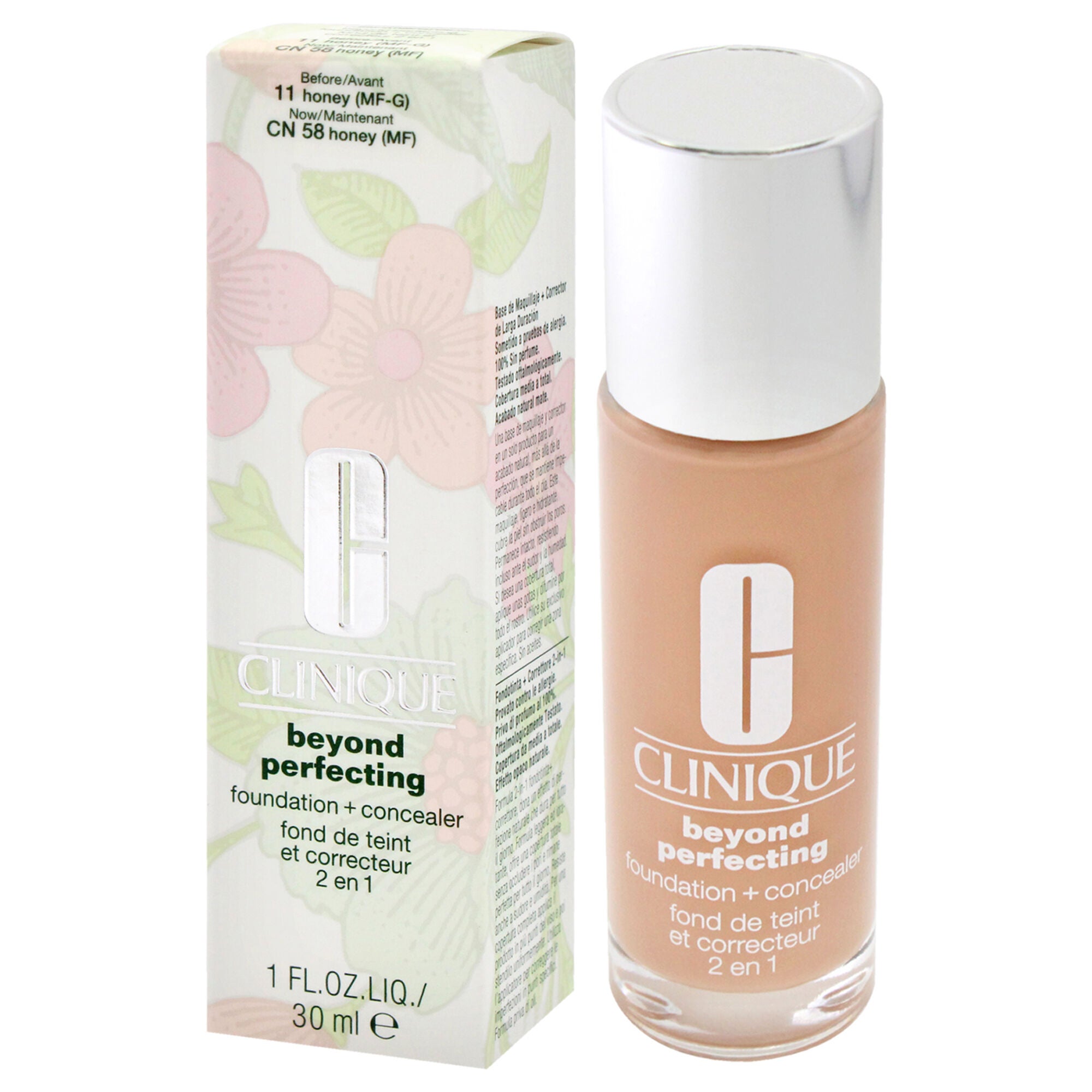 Beyond Perfecting Foundation Plus Concealer - 11 Honey MF-G by Clinique for Women - 1 oz Makeup, See Description, alternate image number 3