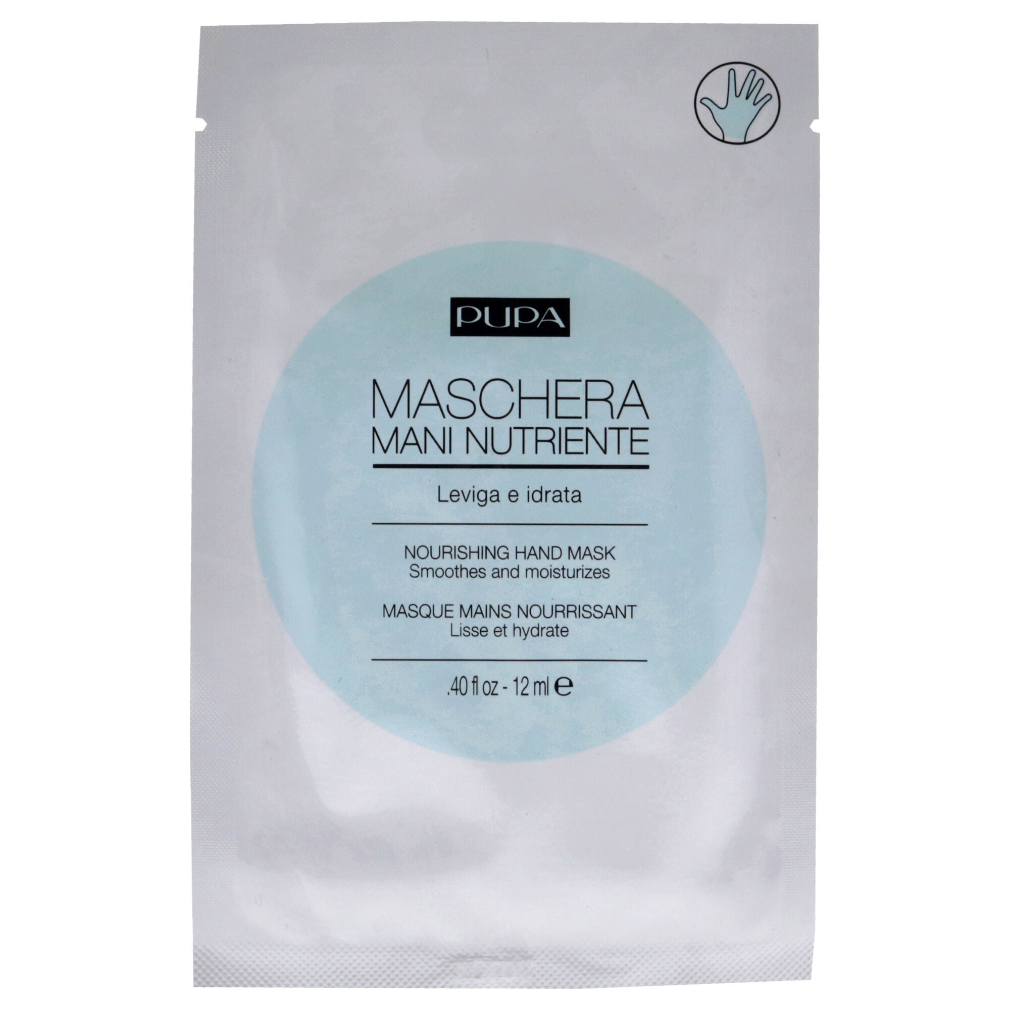 Nourishing Hand Mask by Pupa Milano for Unisex - 0.40 oz Mask, See Description, hi-res image number 0
