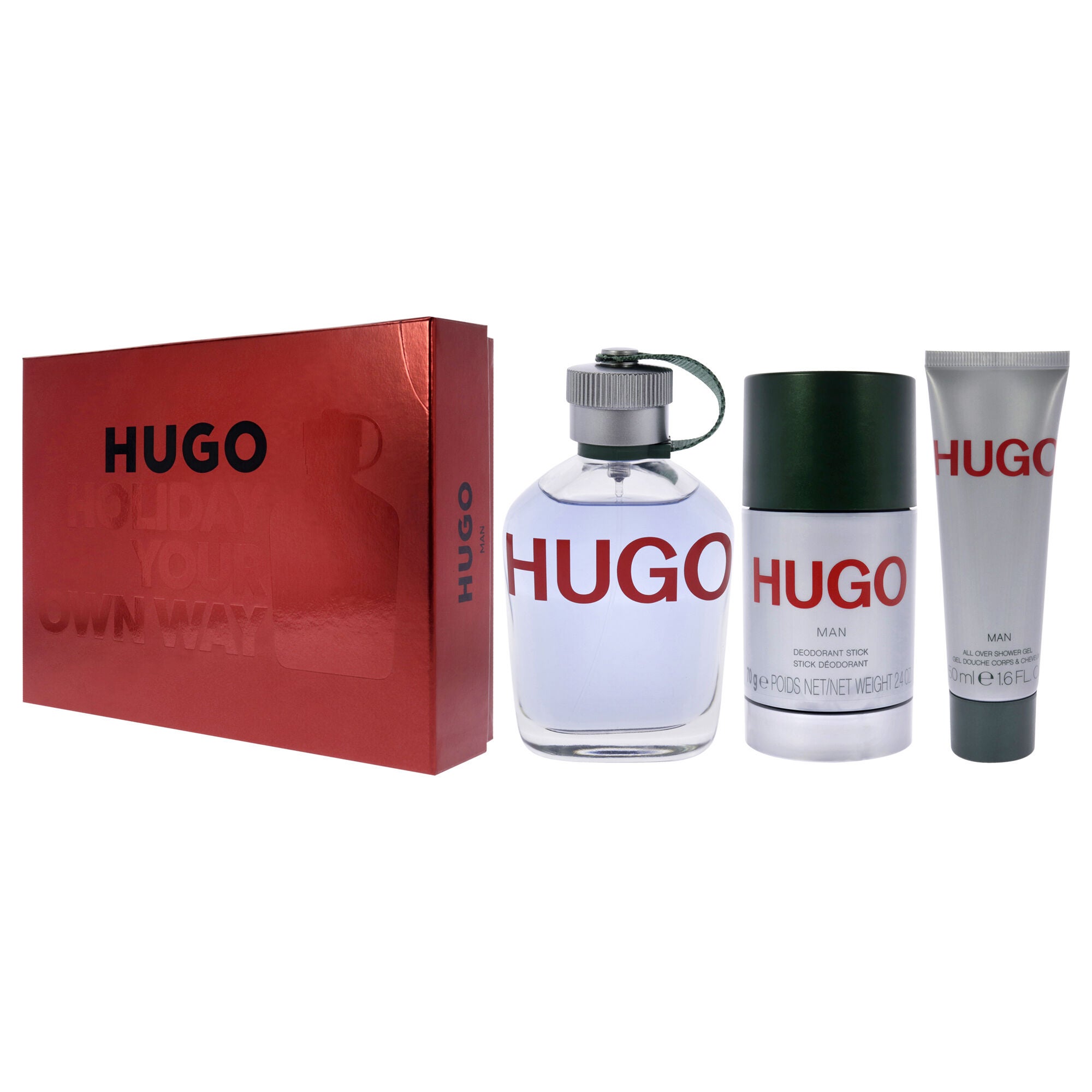 Hugo by Hugo Boss for Men - 3 Pc Gift Set 4.2oz EDT Spray, 2.4oz Deodorant Stick, 1.6oz Shower Gel, , alternate image number 7